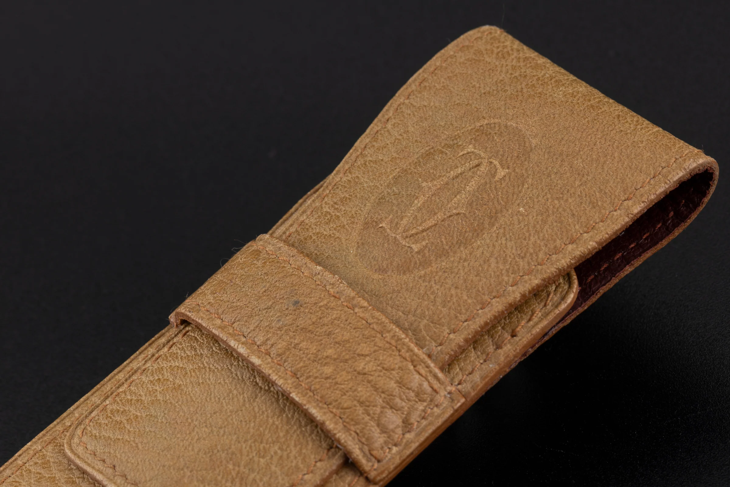 Cartier pen case leather case 1980s vintage case Cartier Paris[KL26013] - Image 3