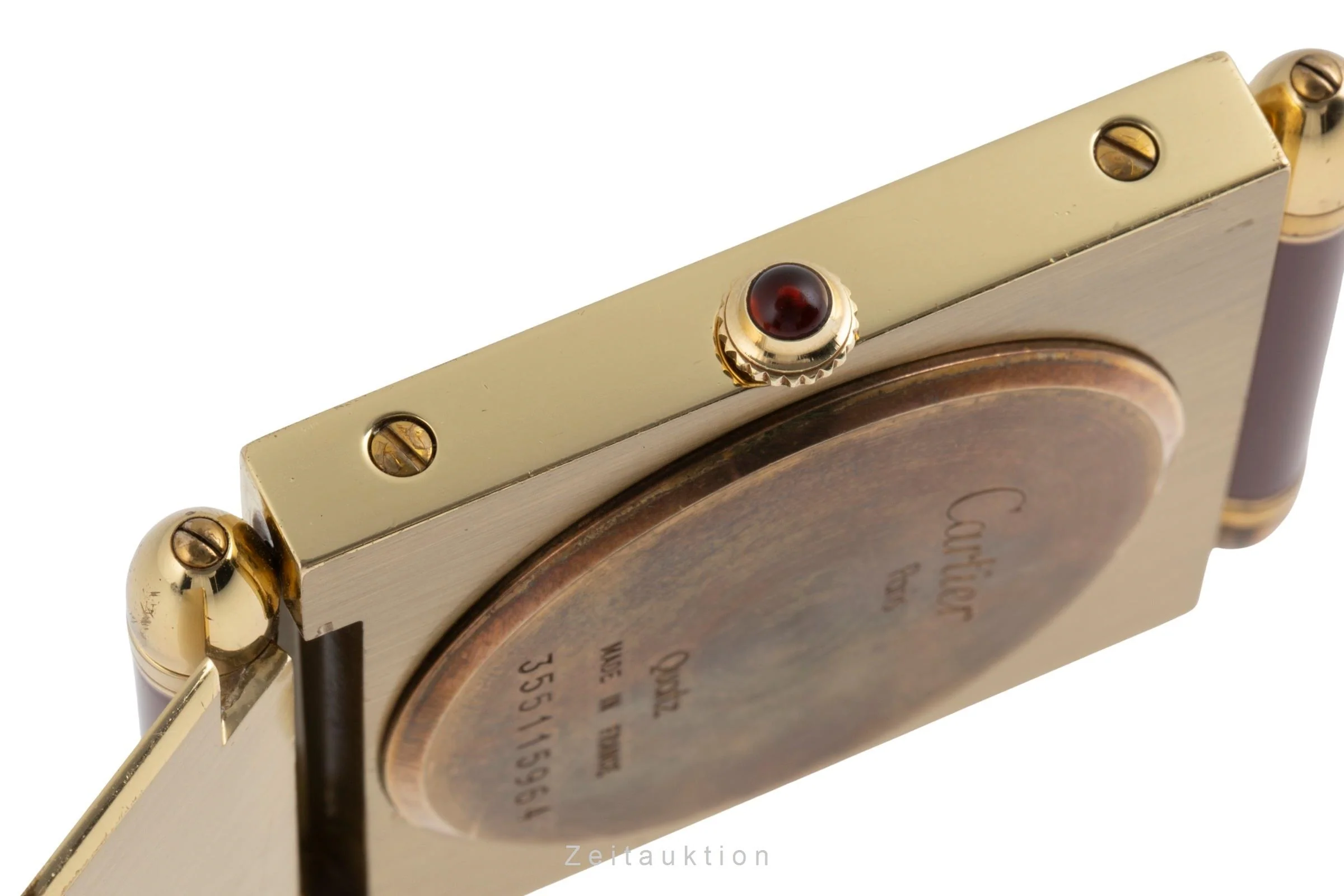 Cartier Pendulette gilt-brass quartz unisex  [2504165] - Image 12