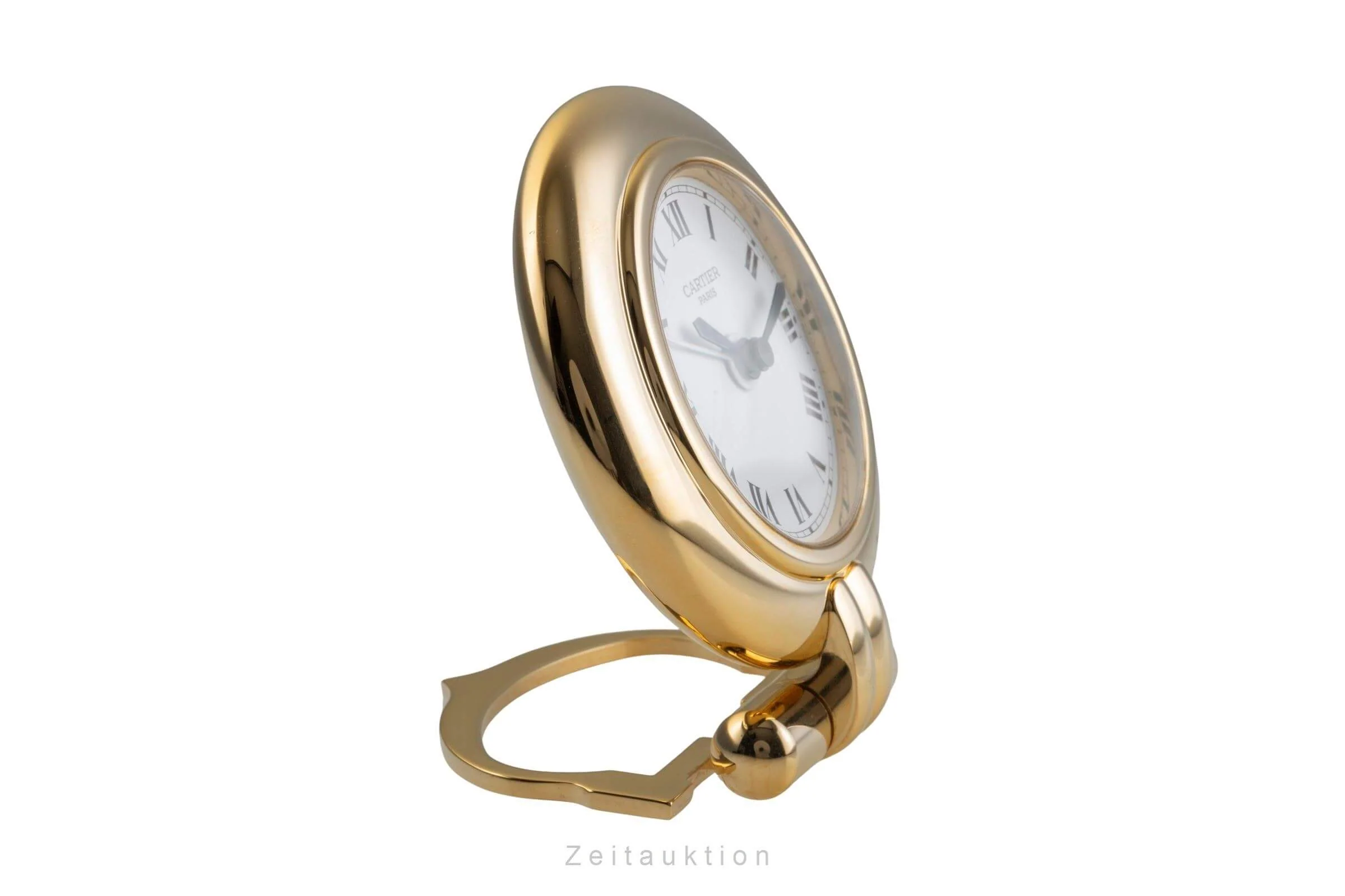 Cartier Pendulette gilt / steel quartz unisex Vintage  [2406570] - Image 7