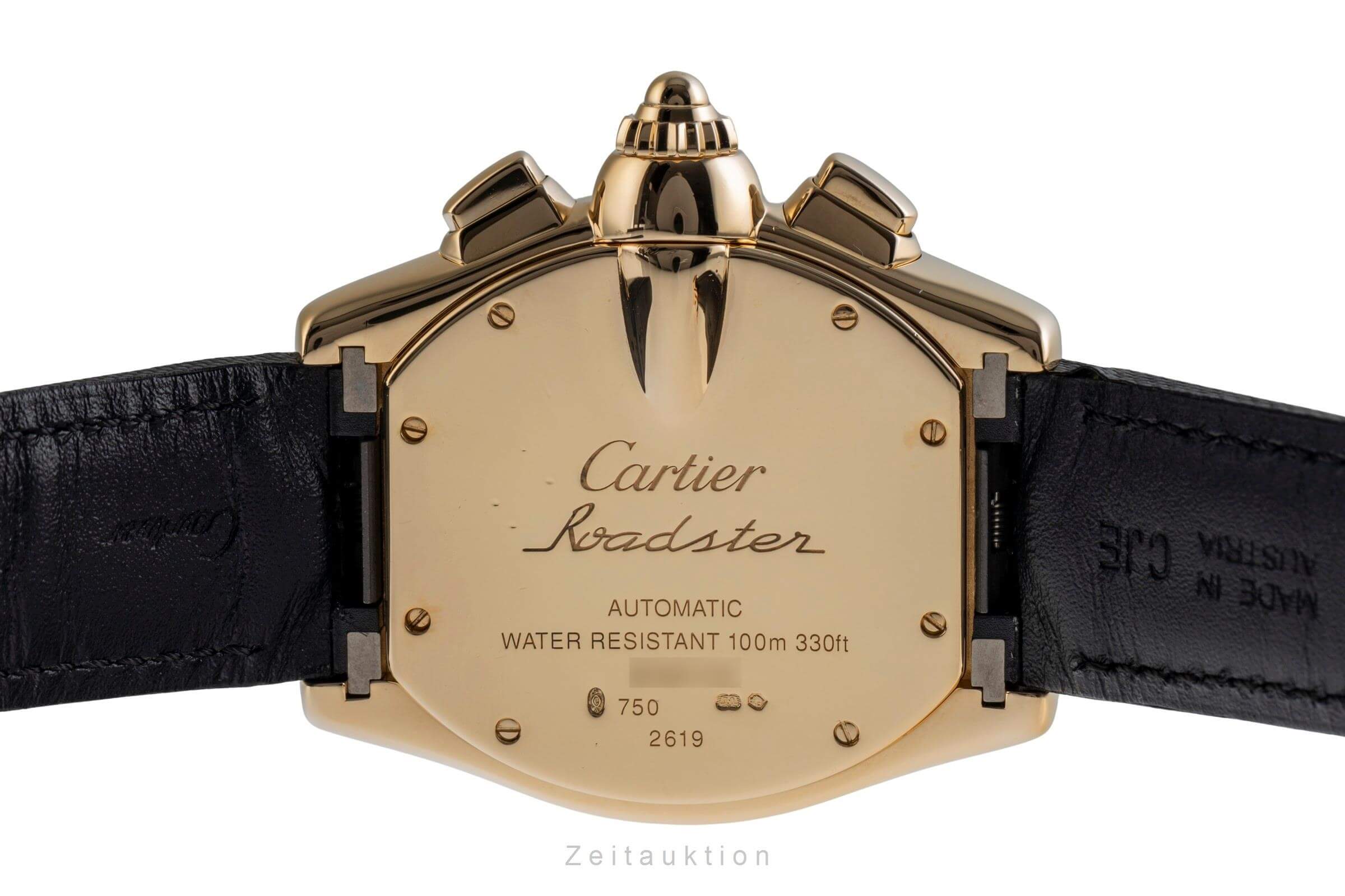 Cartier Roadster chronograph 18 ct gold automatic men's watch W62021Y3  [2502461] - Image 10
