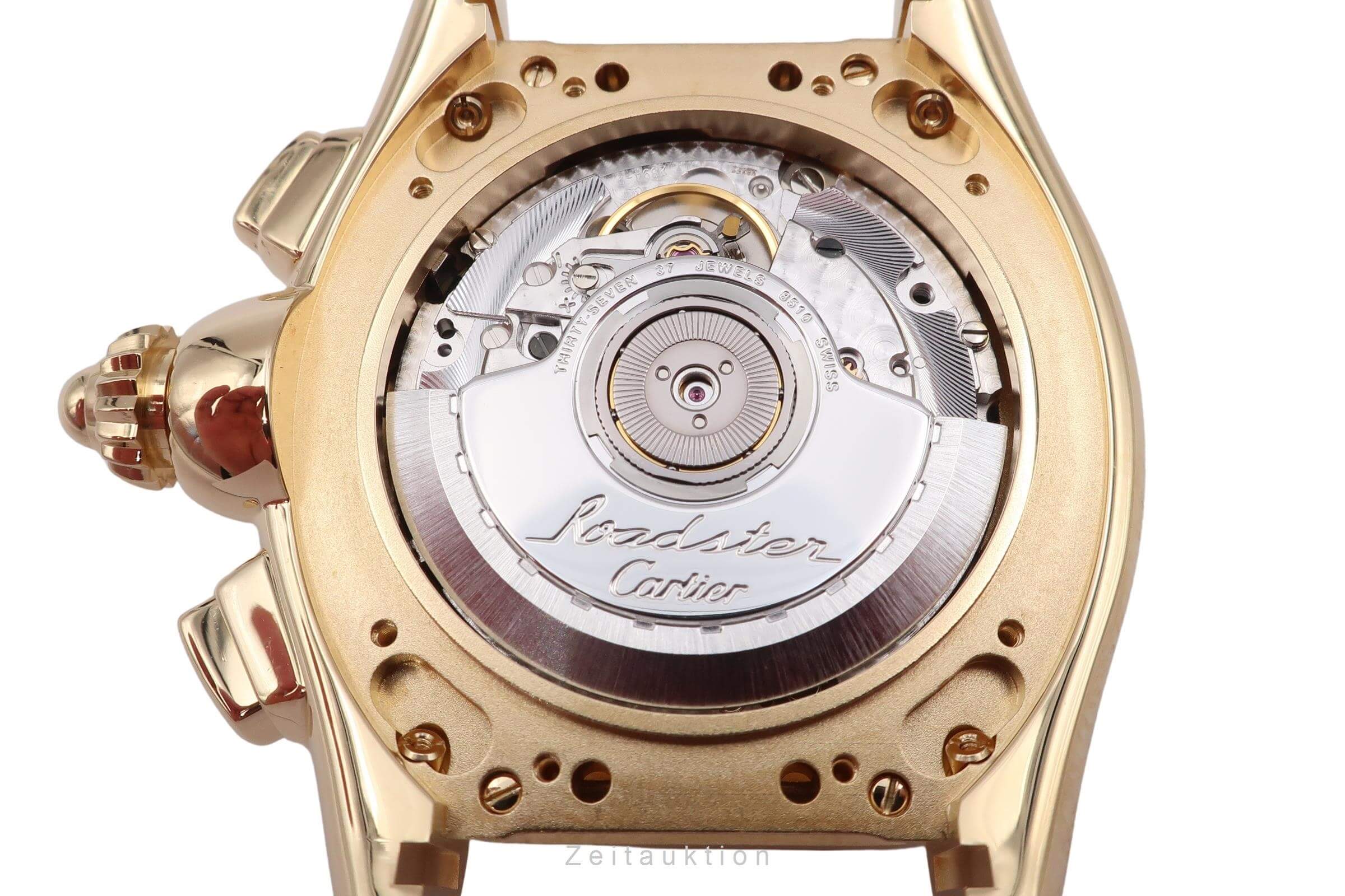 Cartier Roadster chronograph 18 ct gold automatic men's watch W62021Y3  [2502461] - Image 14