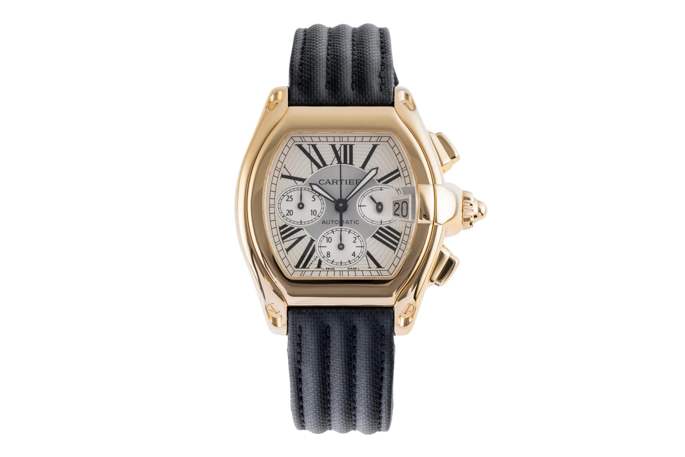 Cartier Roadster chronograph 18 ct gold automatic men's watch W62021Y3  [2502461] - Image 5