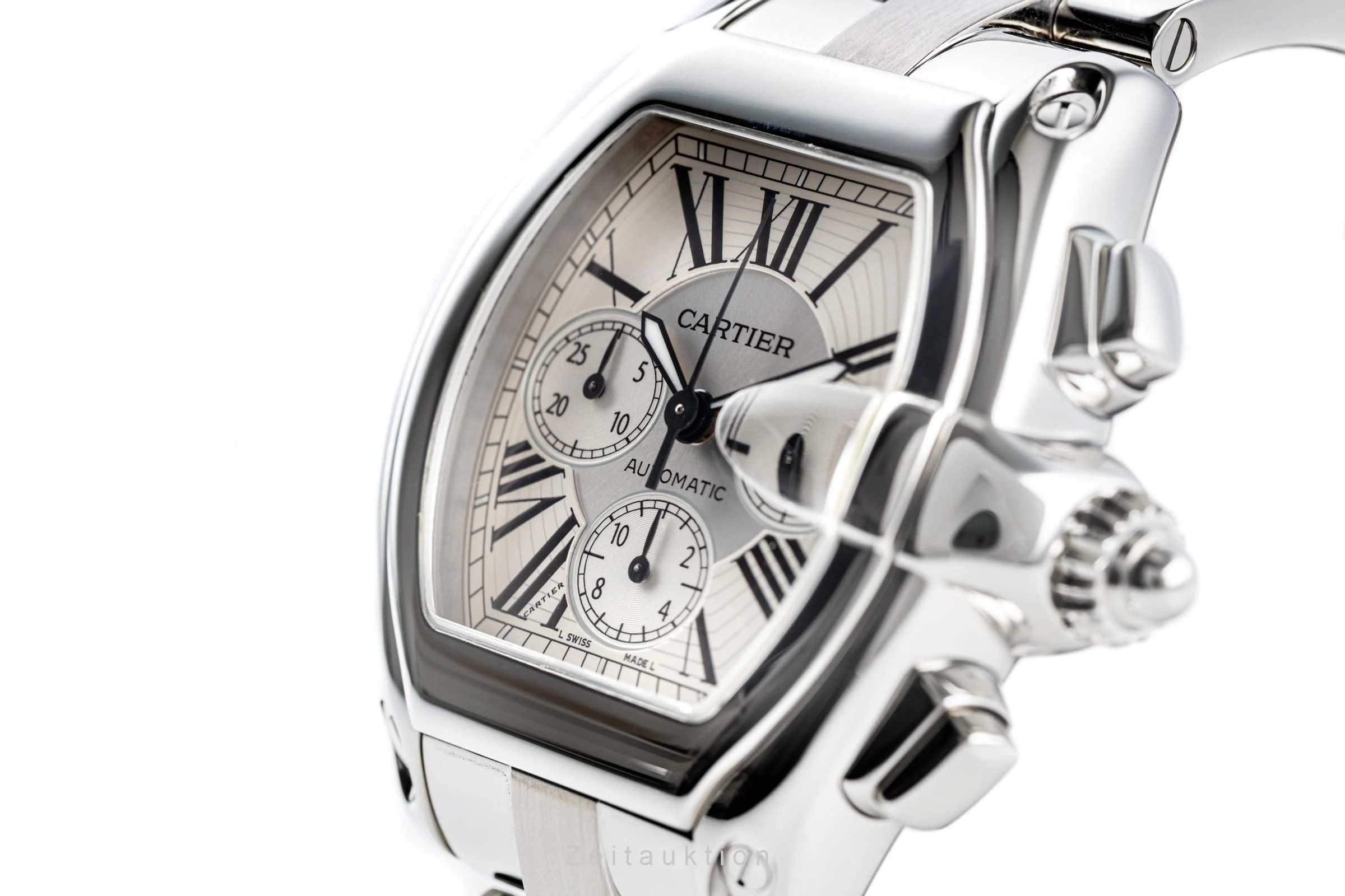 Cartier Roadster chronograph steel automatic men's watch 2618  [2203539] - Image 11