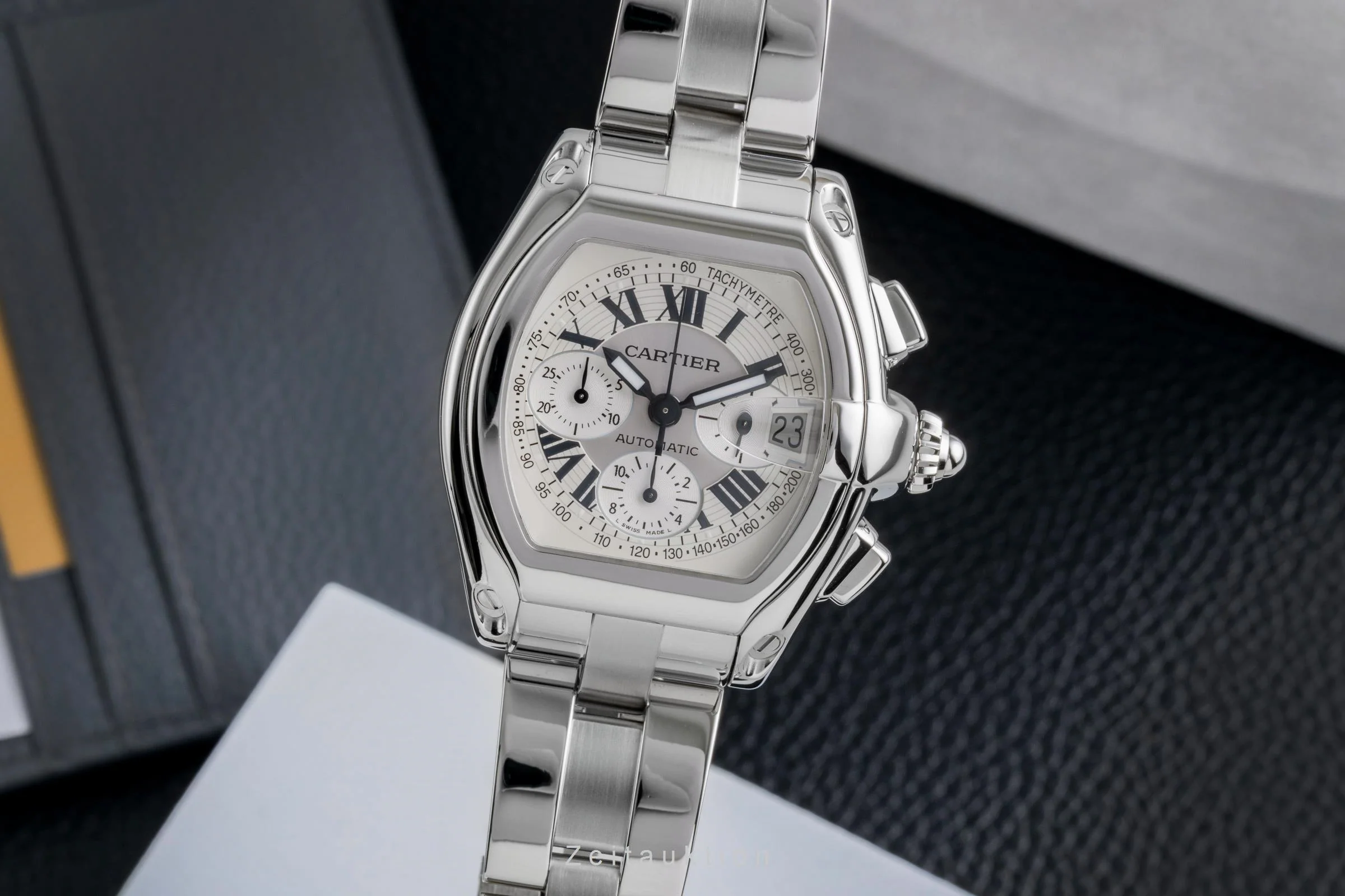 Cartier Roadster chronograph steel automatic men's watch W62006X6 2618  [2507230] - Image 2