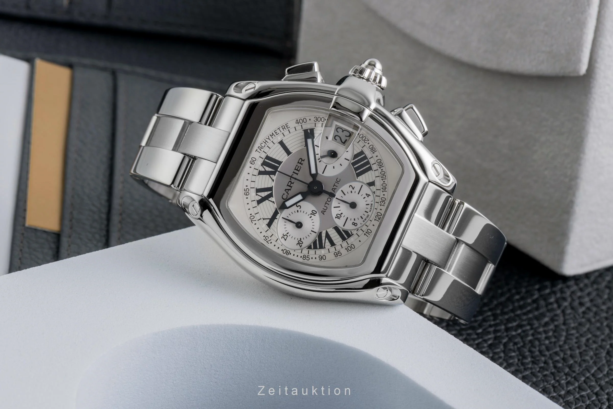 Cartier Roadster chronograph steel automatic men's watch W62006X6 2618  [2507230] - Image 3