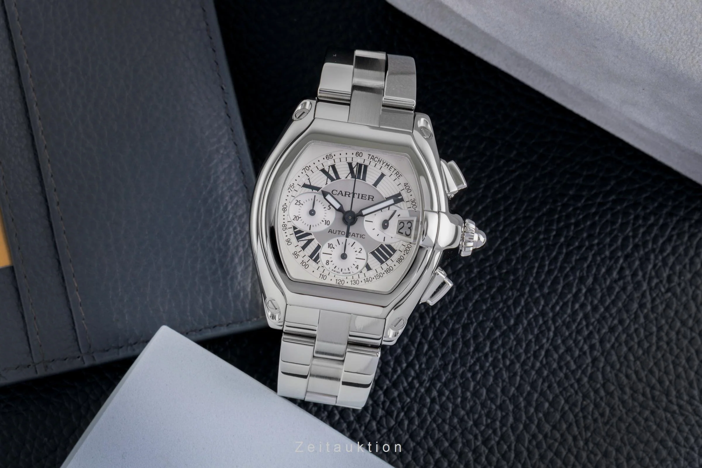 Cartier Roadster chronograph steel automatic men's watch W62006X6 2618  [2507230] - Image 4
