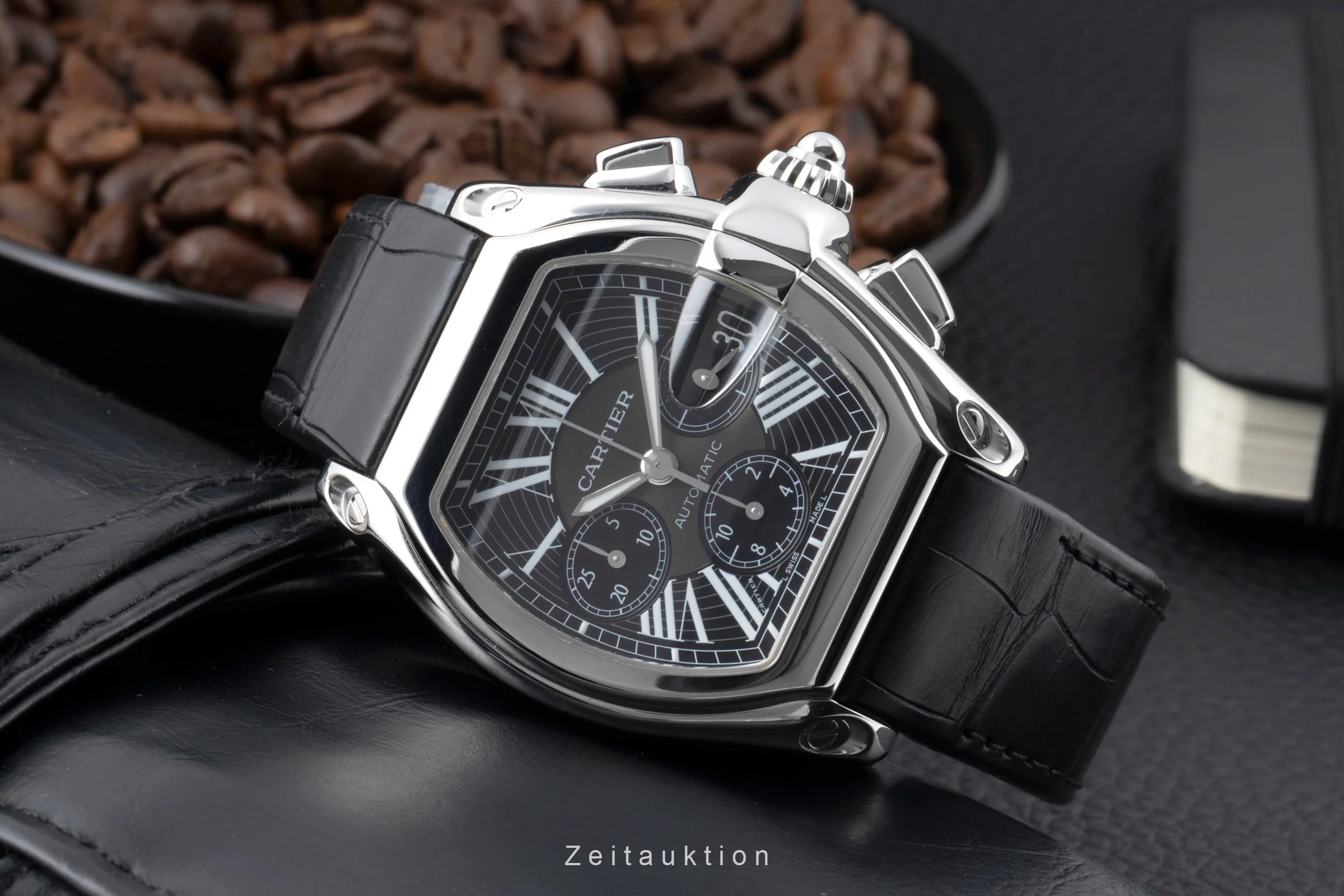 Cartier Roadster chronograph steel automatic men's watch W62020X6  [2505714] - Image 3