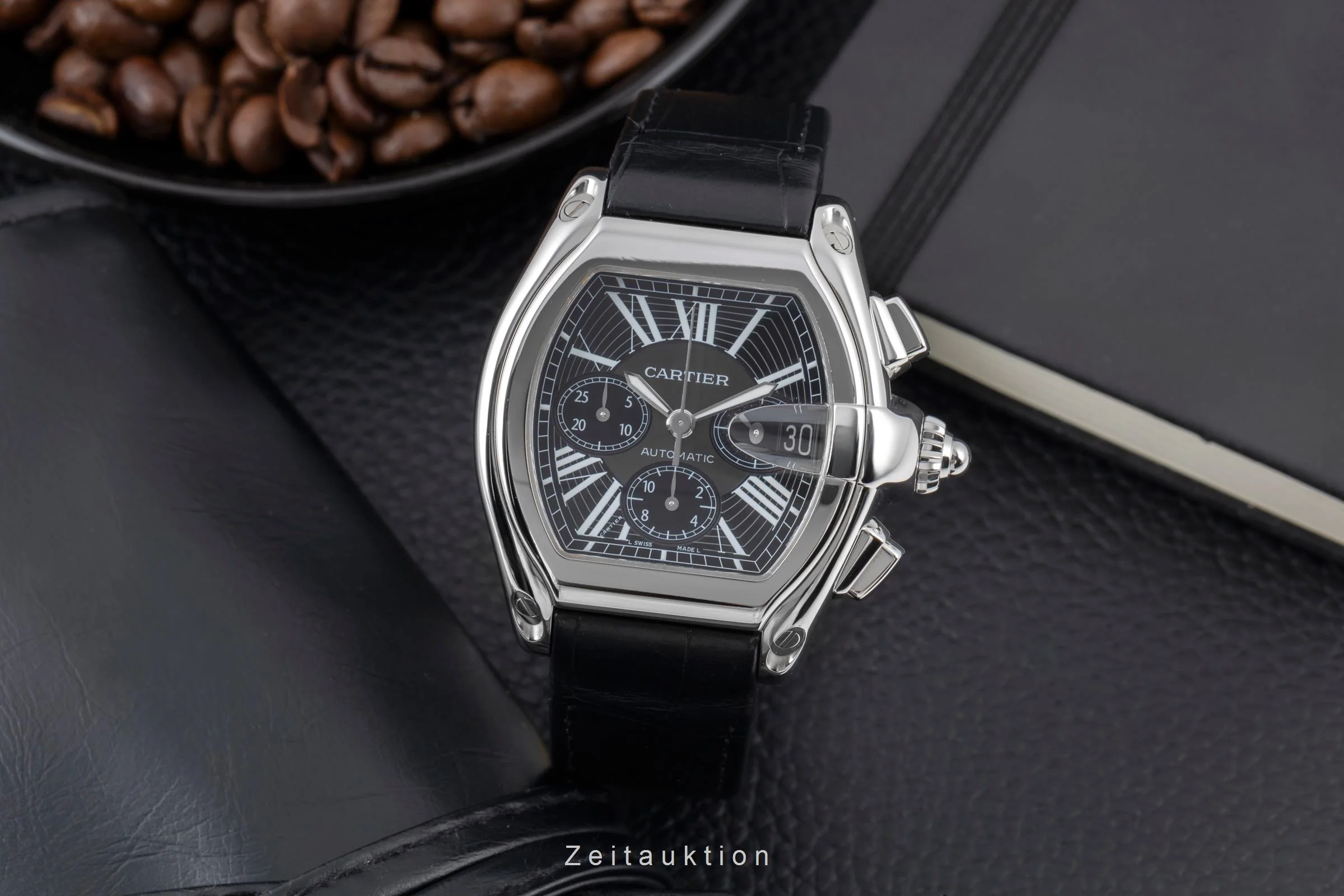 Cartier Roadster chronograph steel automatic men's watch W62020X6  [2505714] - Image 4