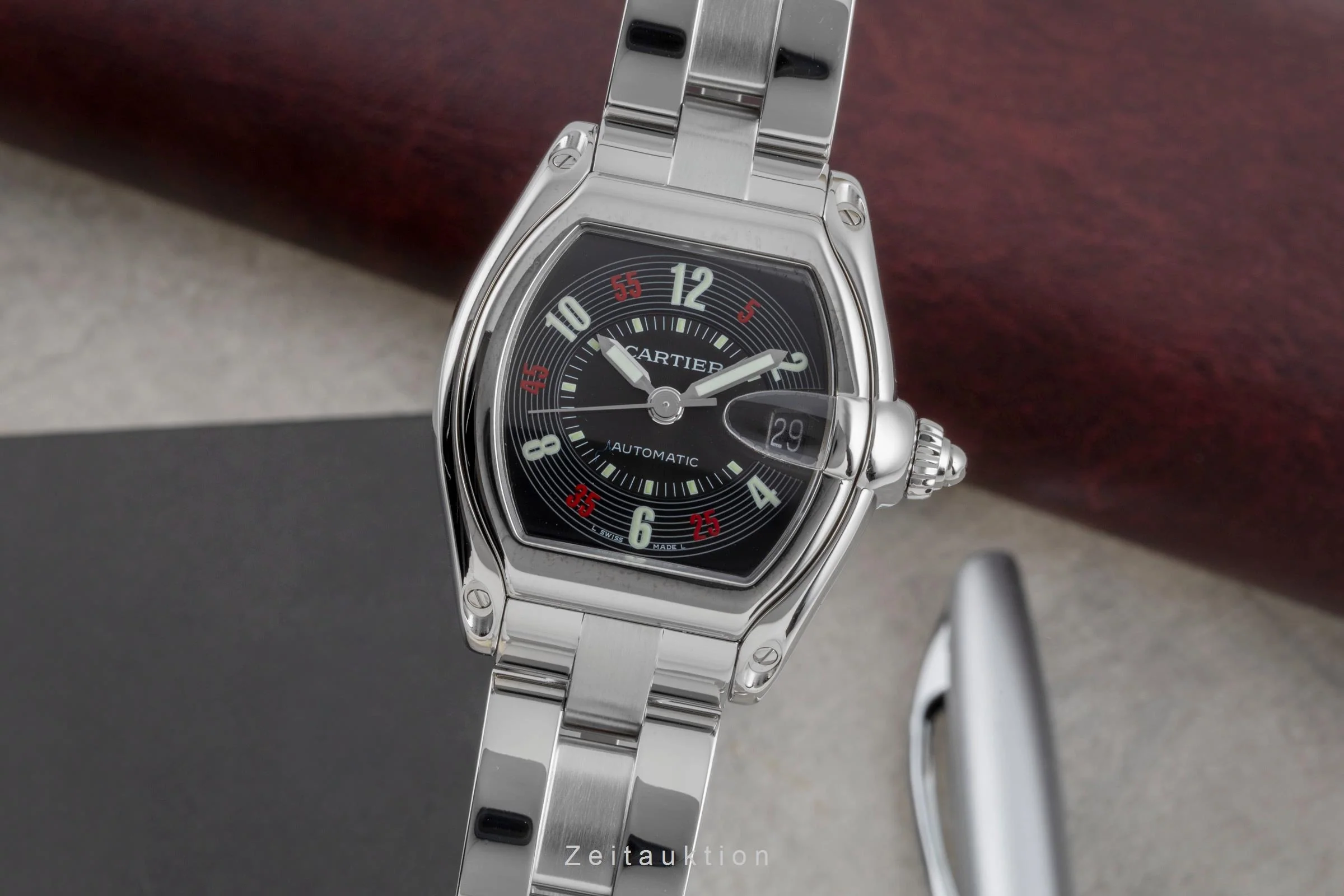 Cartier Roadster steel automatic men's watch W62002V3  [2505977] - Image 2