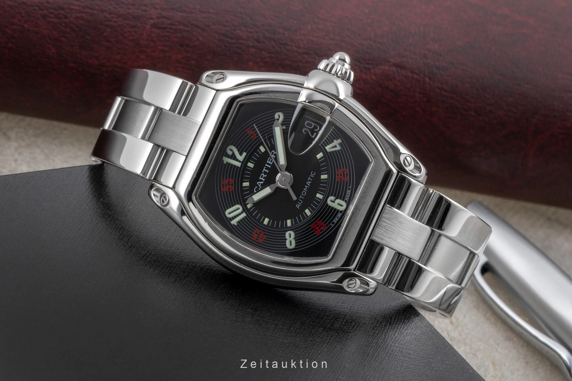 Cartier Roadster steel automatic men's watch W62002V3  [2505977] - Image 3