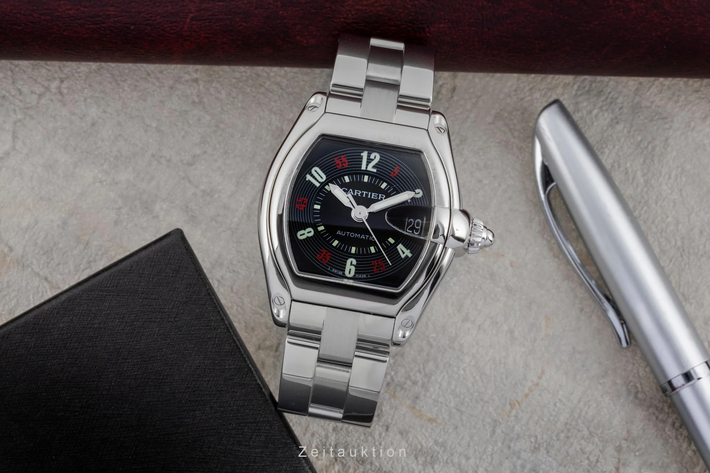 Cartier Roadster steel automatic men's watch W62002V3  [2505977] - Image 4