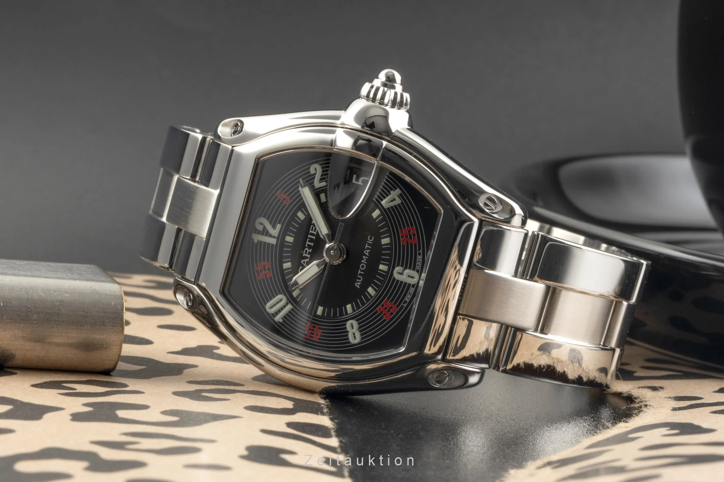 Cartier Roadster steel automatic men's watch W62002V3, 2510  [2504563] - Image 3