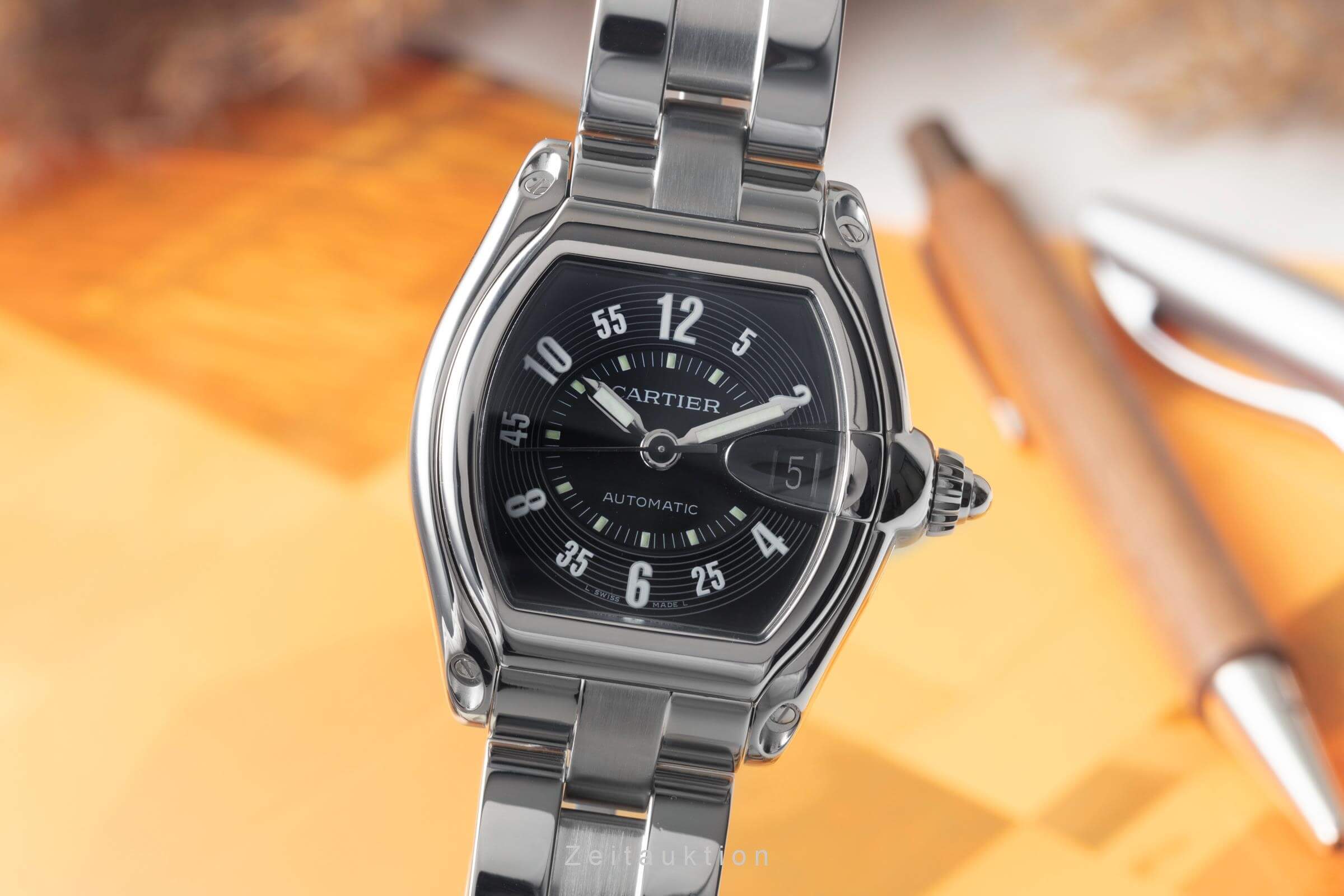 Cartier Roadster steel automatic men's watch W62004V3  [2500944] - Image 2