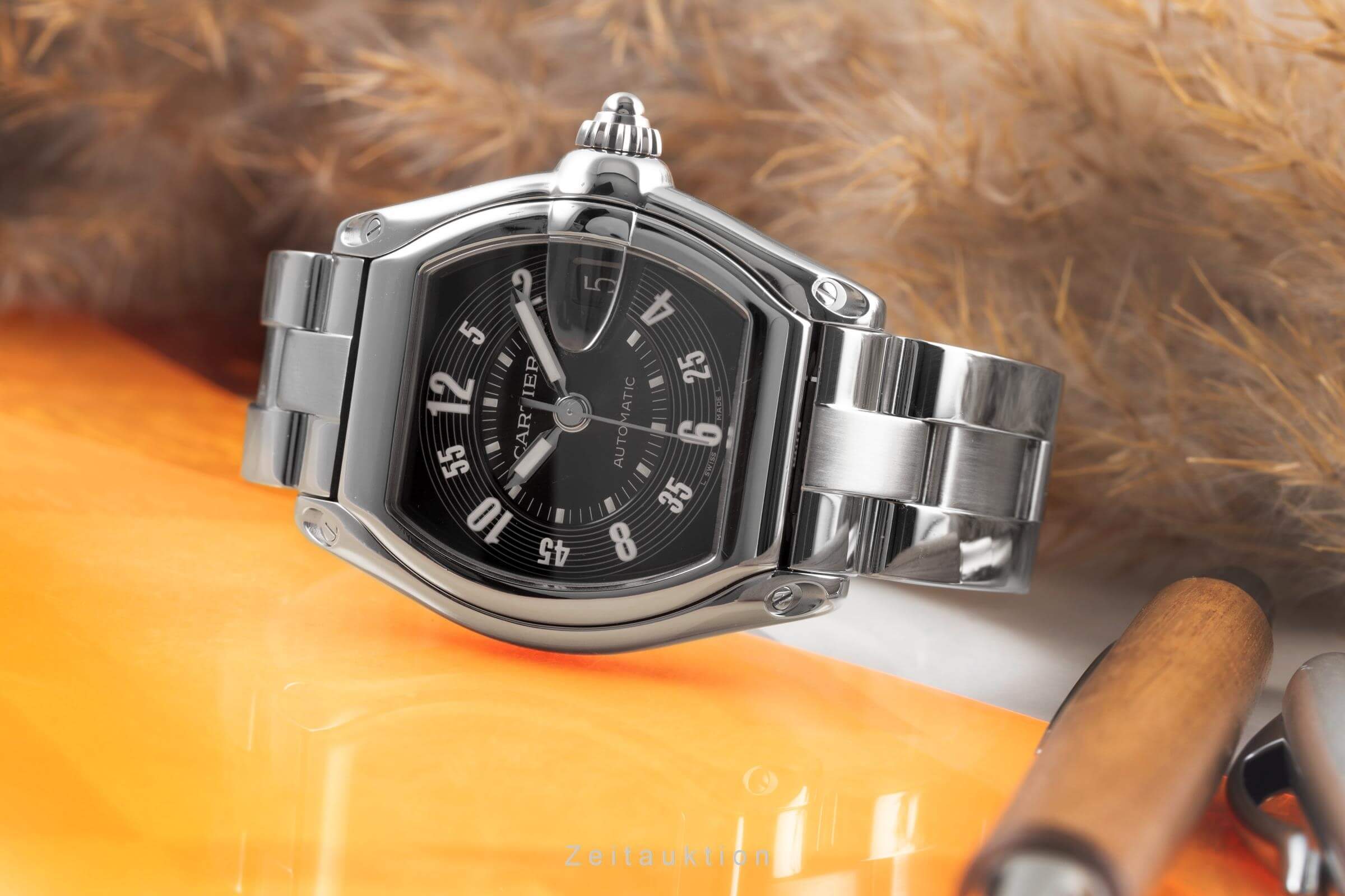 Cartier Roadster steel automatic men's watch W62004V3  [2500944] - Image 3