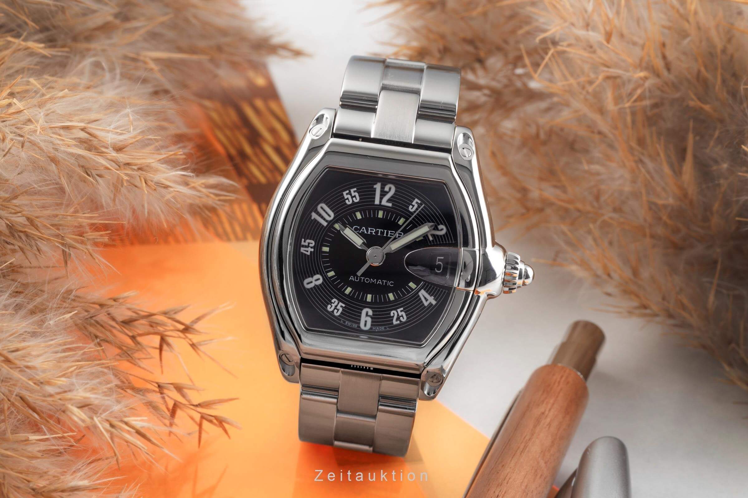 Cartier Roadster steel automatic men's watch W62004V3  [2500944] - Image 4