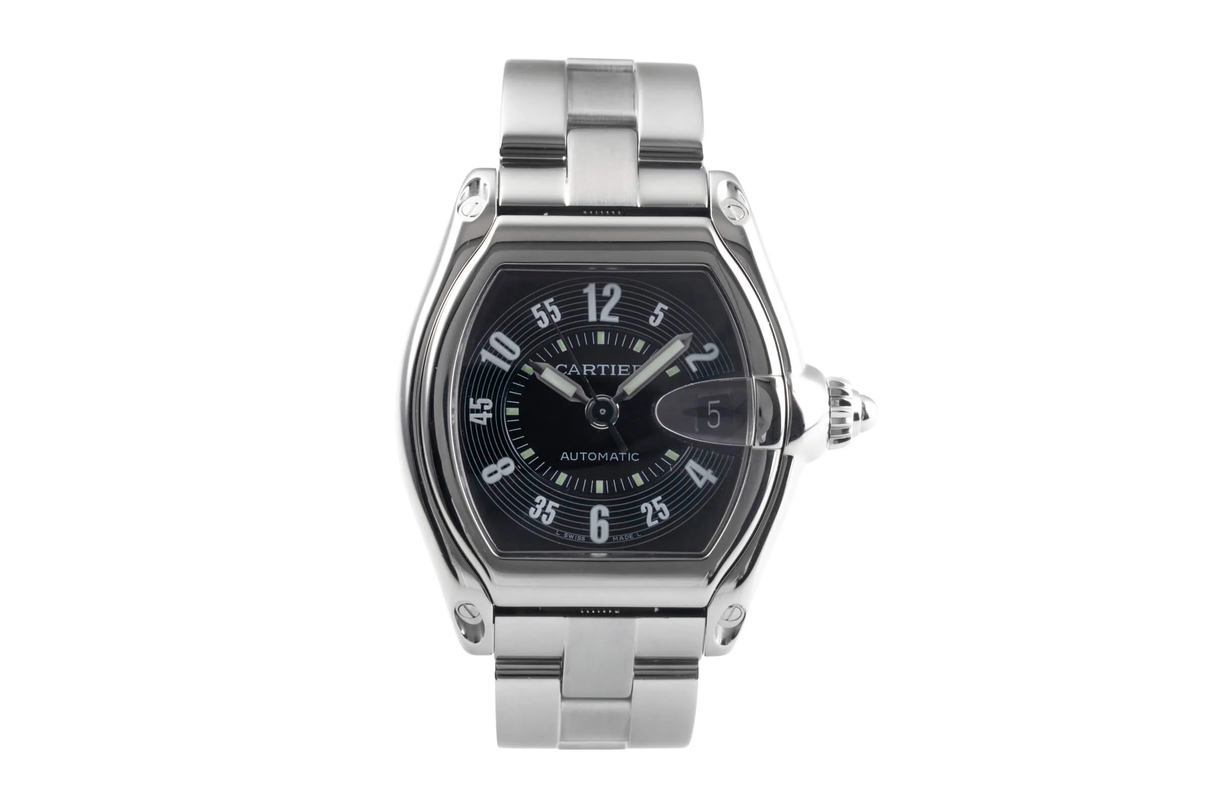 Cartier Roadster steel automatic men's watch W62004V3  [2500944] - Image 5