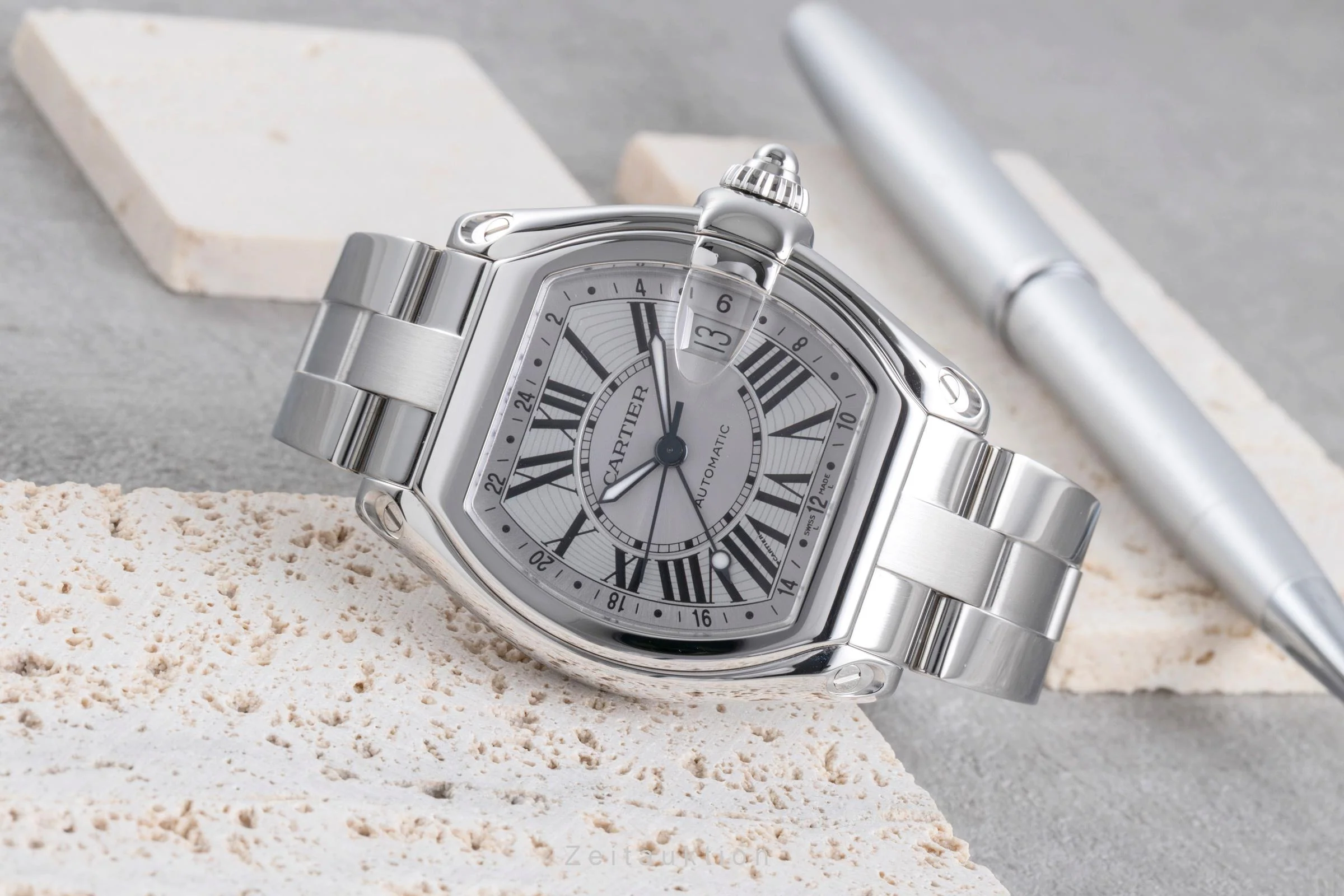 Cartier Roadster steel automatic men's watch W62032X6  [2507462] - Image 3