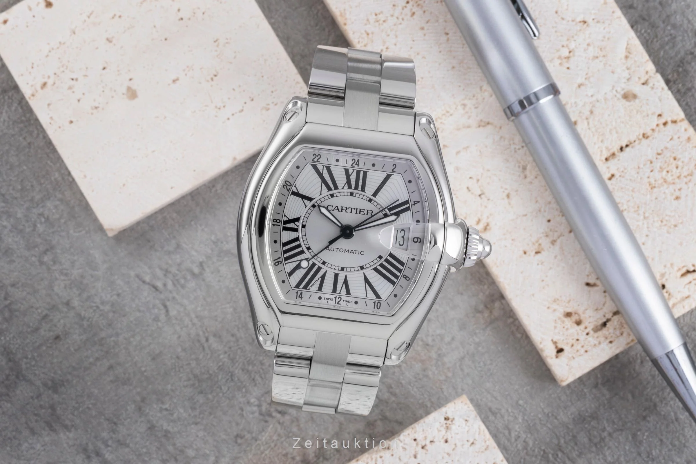 Cartier Roadster steel automatic men's watch W62032X6  [2507462] - Image 4