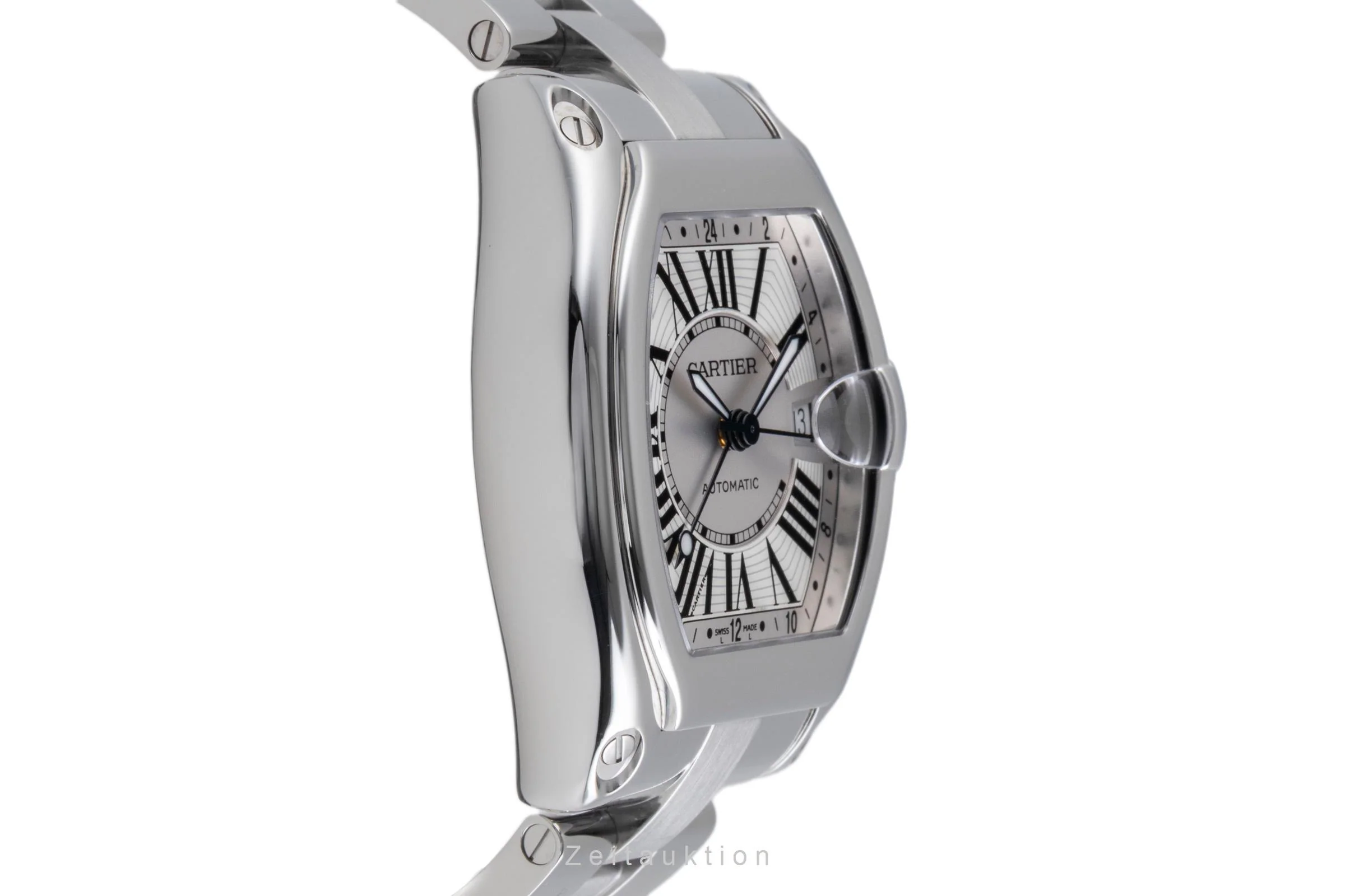 Cartier Roadster steel automatic men's watch W62032X6  [2507462] - Image 8