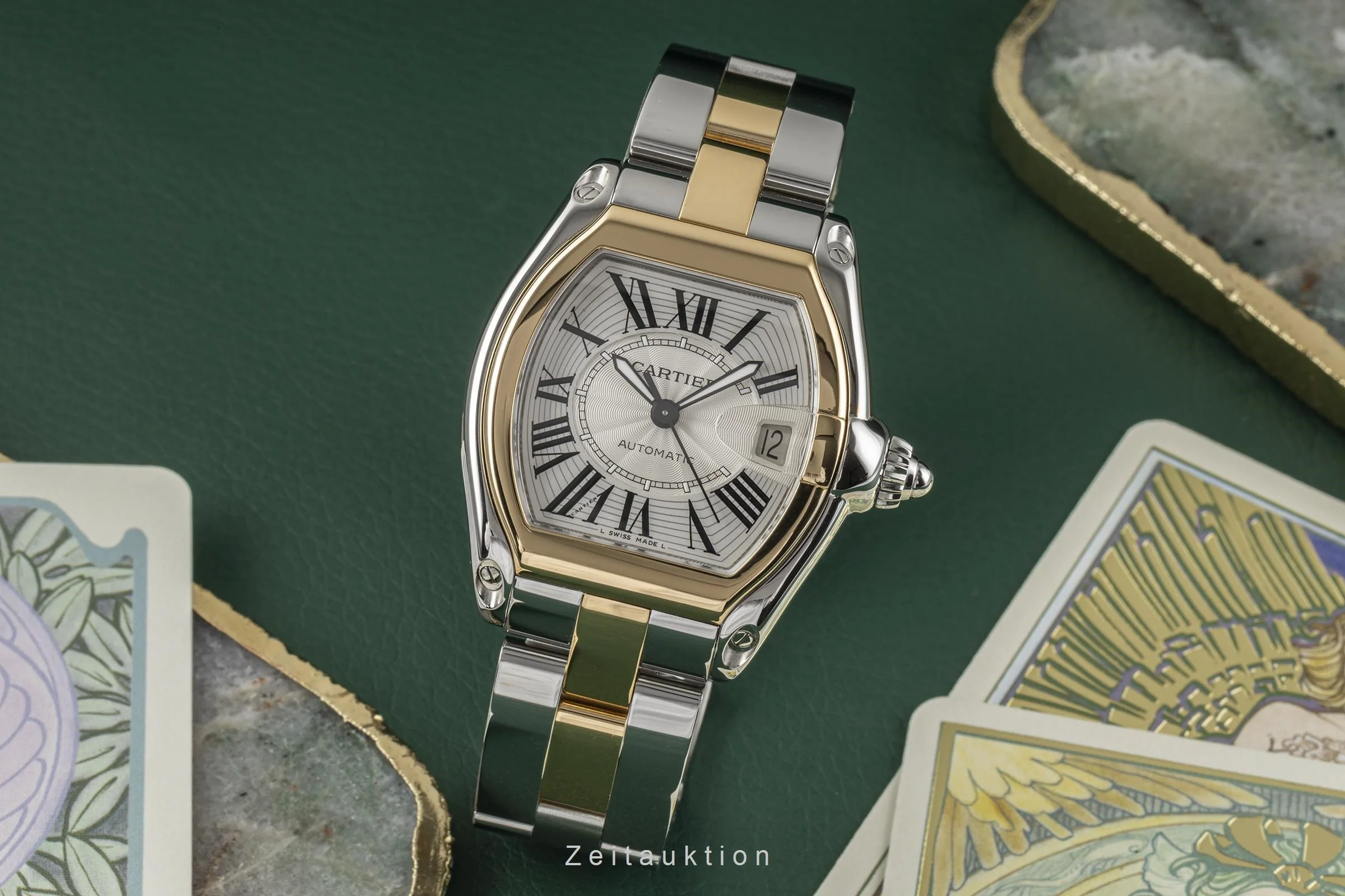 Cartier Roadster steel / gold automatic men's watch W62031Y4   2510  [2301125] - Image 3