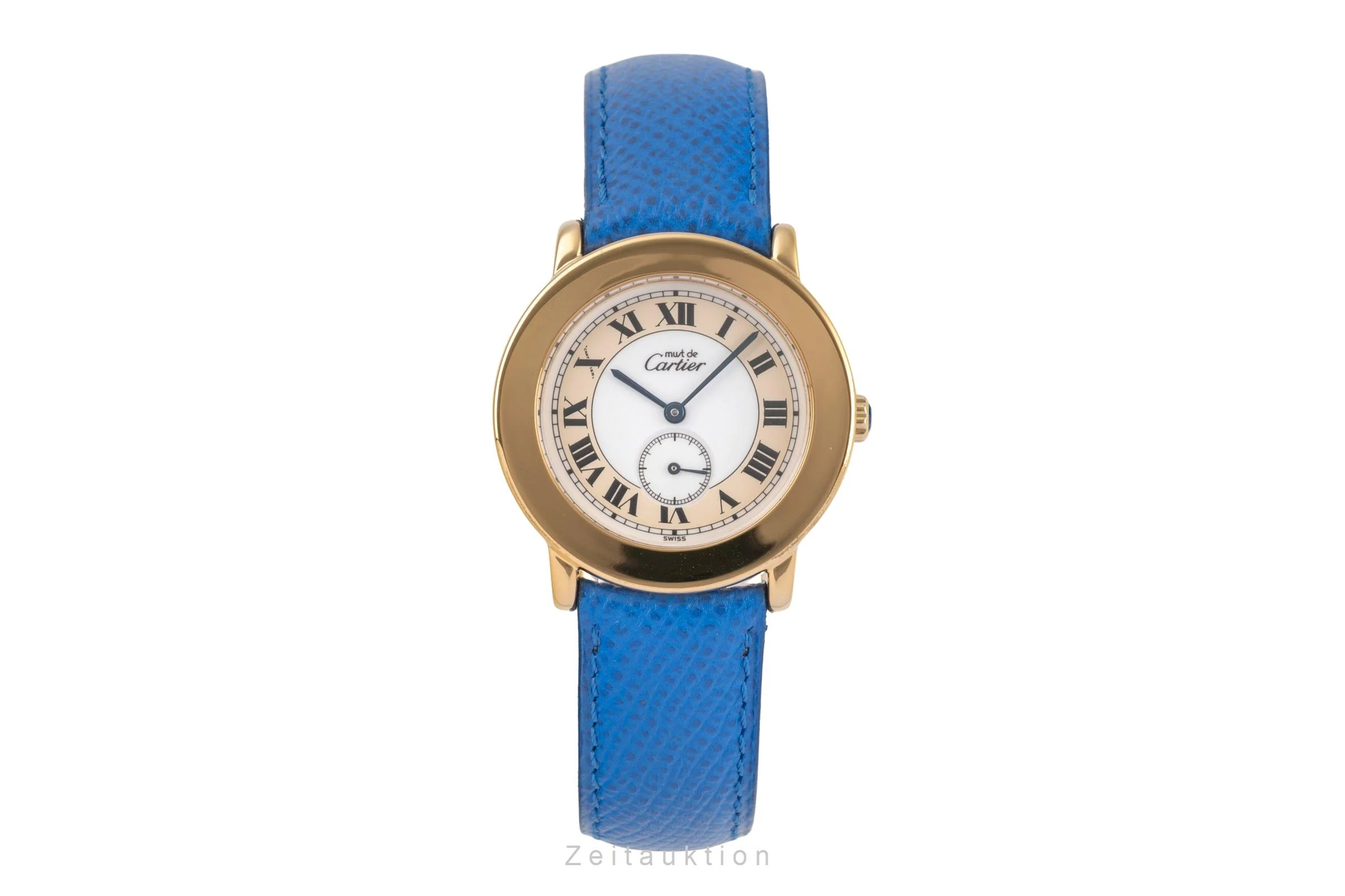 Cartier Ronde silver-gilt quartz men's watch W1006922, 1810 1  [2503767] - Image 5