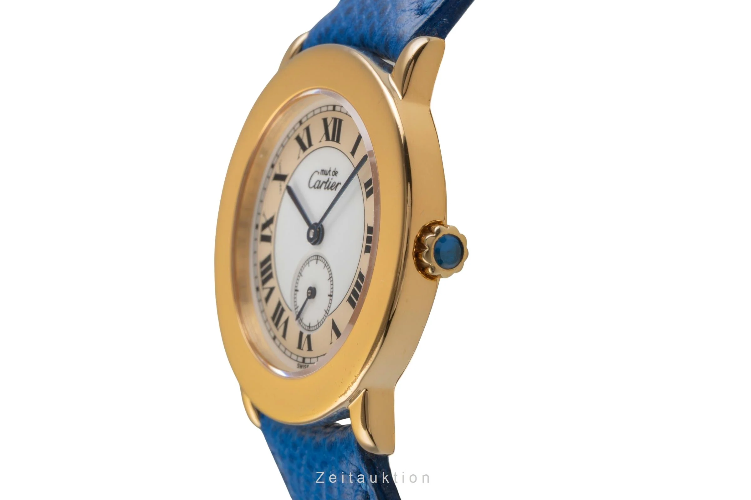 Cartier Ronde silver-gilt quartz men's watch W1006922, 1810 1  [2503767] - Image 7