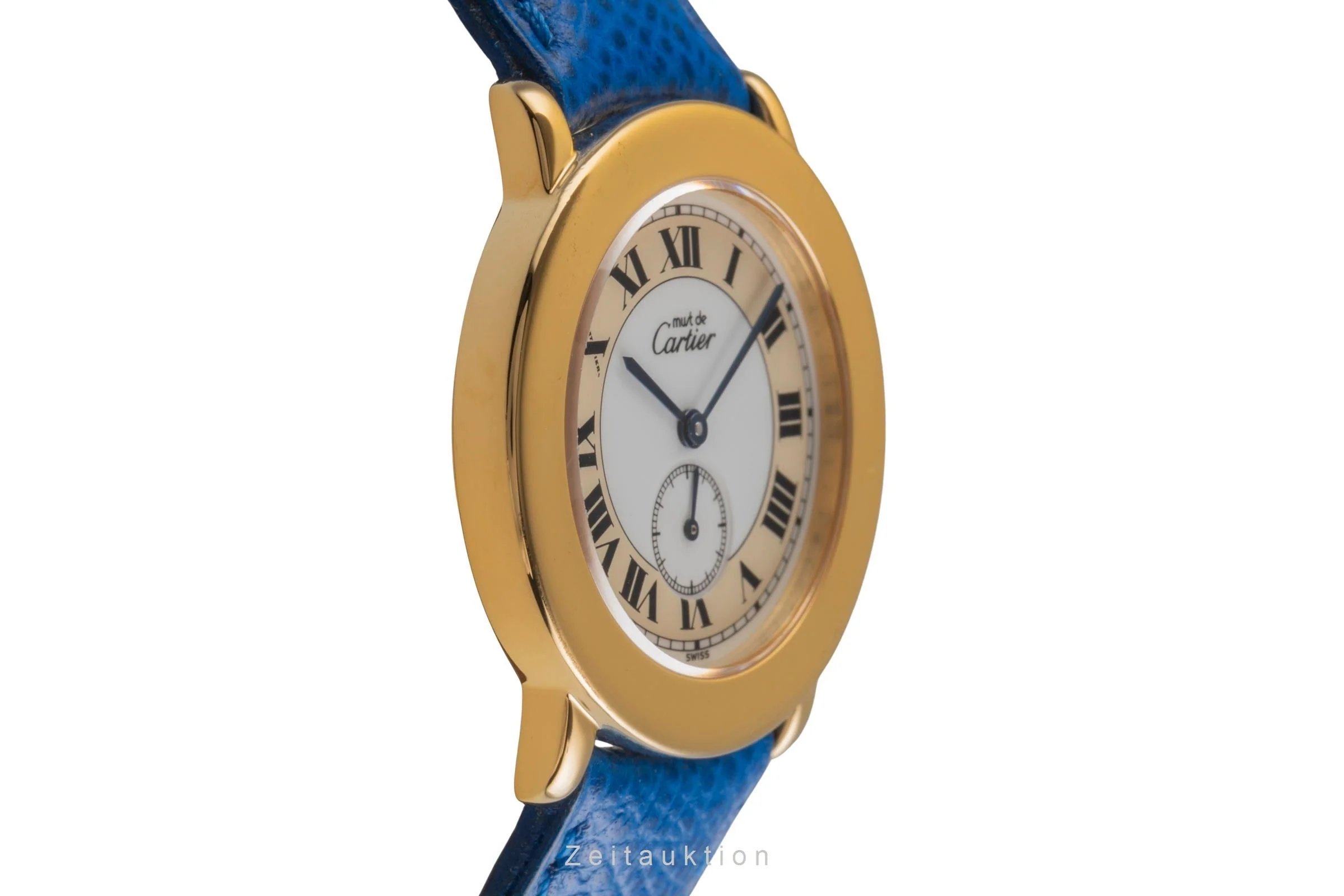 Cartier Ronde silver-gilt quartz men's watch W1006922, 1810 1  [2503767] - Image 8