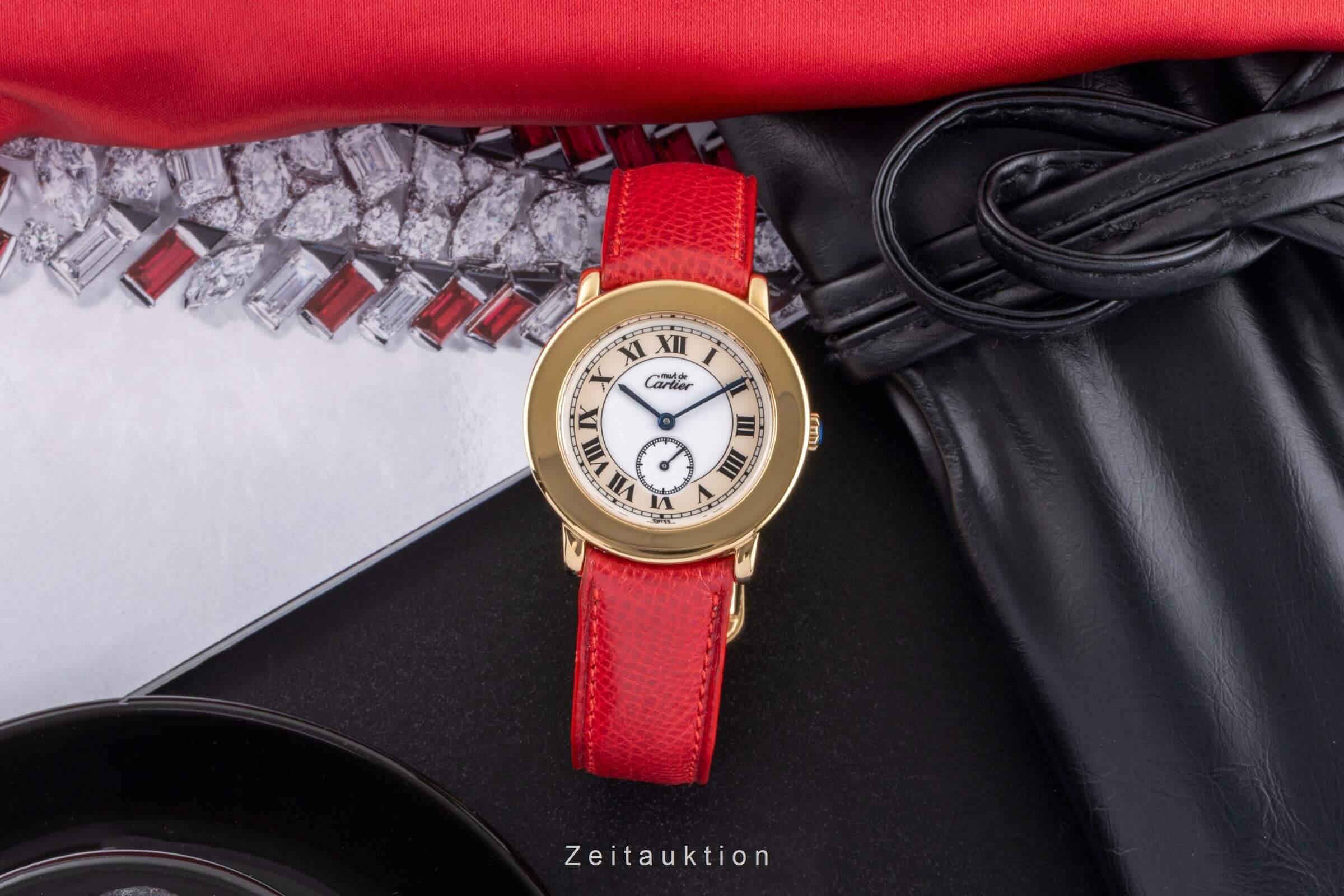 Cartier Ronde silver-gilt quartz women's watch W1006922  [2500582] - Image 4