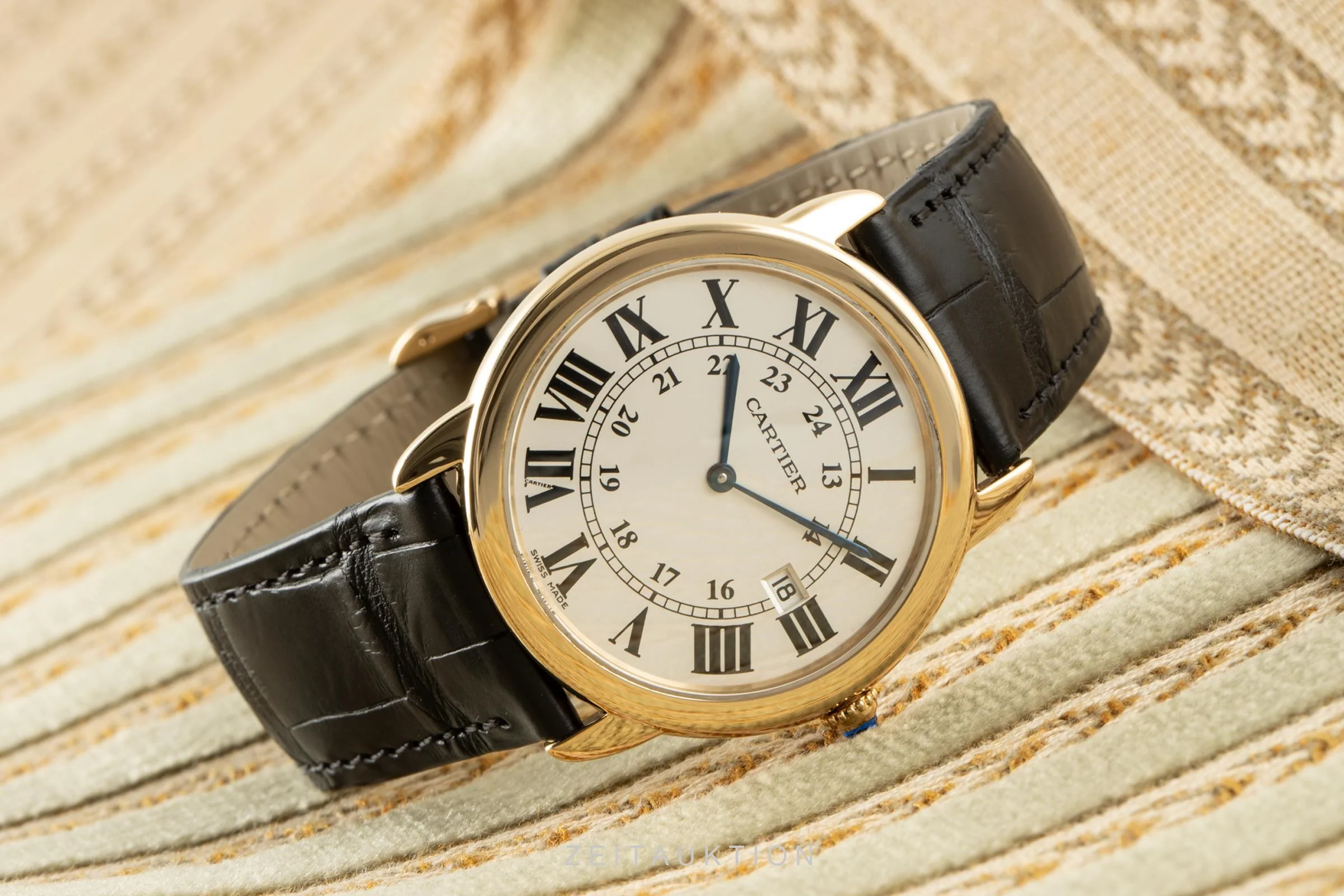 Cartier Ronde Solo 18 ct gold quartz men's watch W6700455, 2988 LP: 6450EUR  [2100049] - Image 2