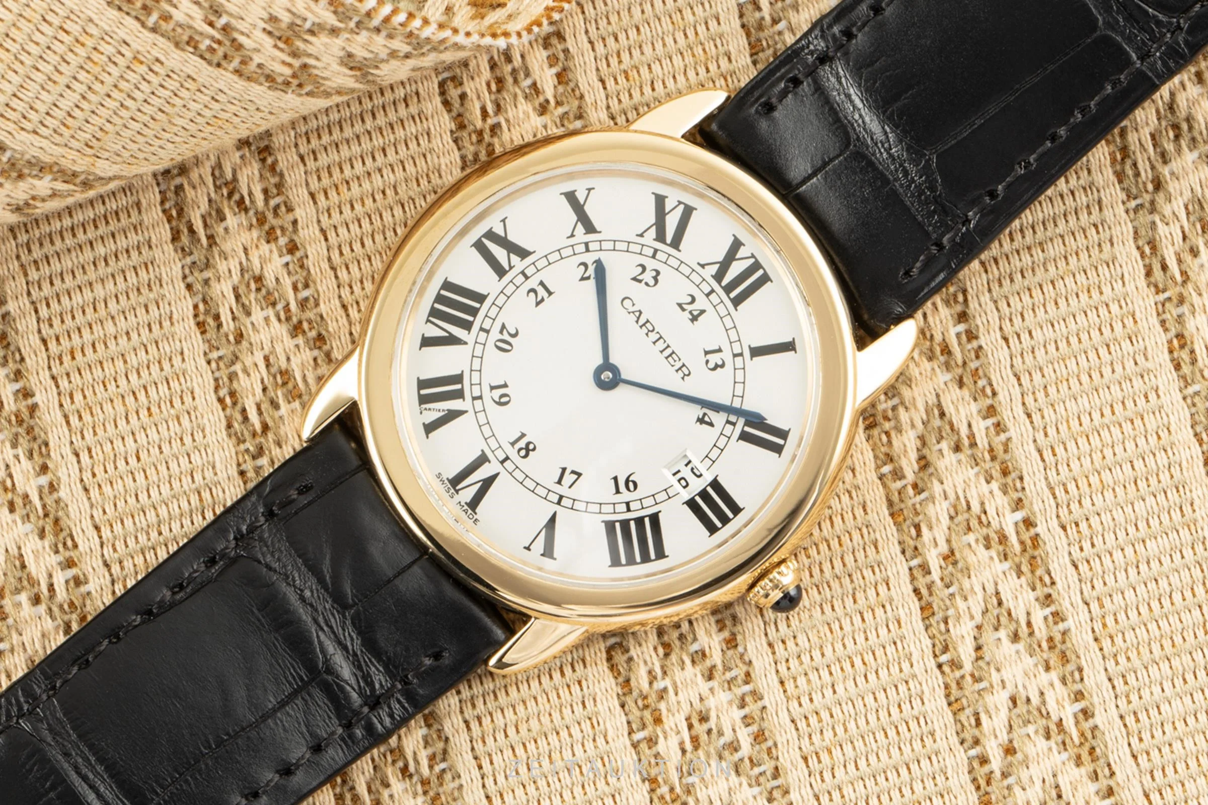Cartier Ronde Solo 18 ct gold quartz men's watch W6700455, 2988 LP: 6450EUR  [2100049] - Image 3