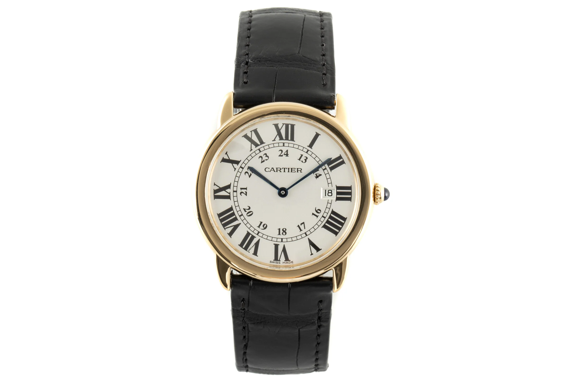 Cartier Ronde Solo 18 ct gold quartz men's watch W6700455, 2988 LP: 6450EUR  [2100049] - Image 4