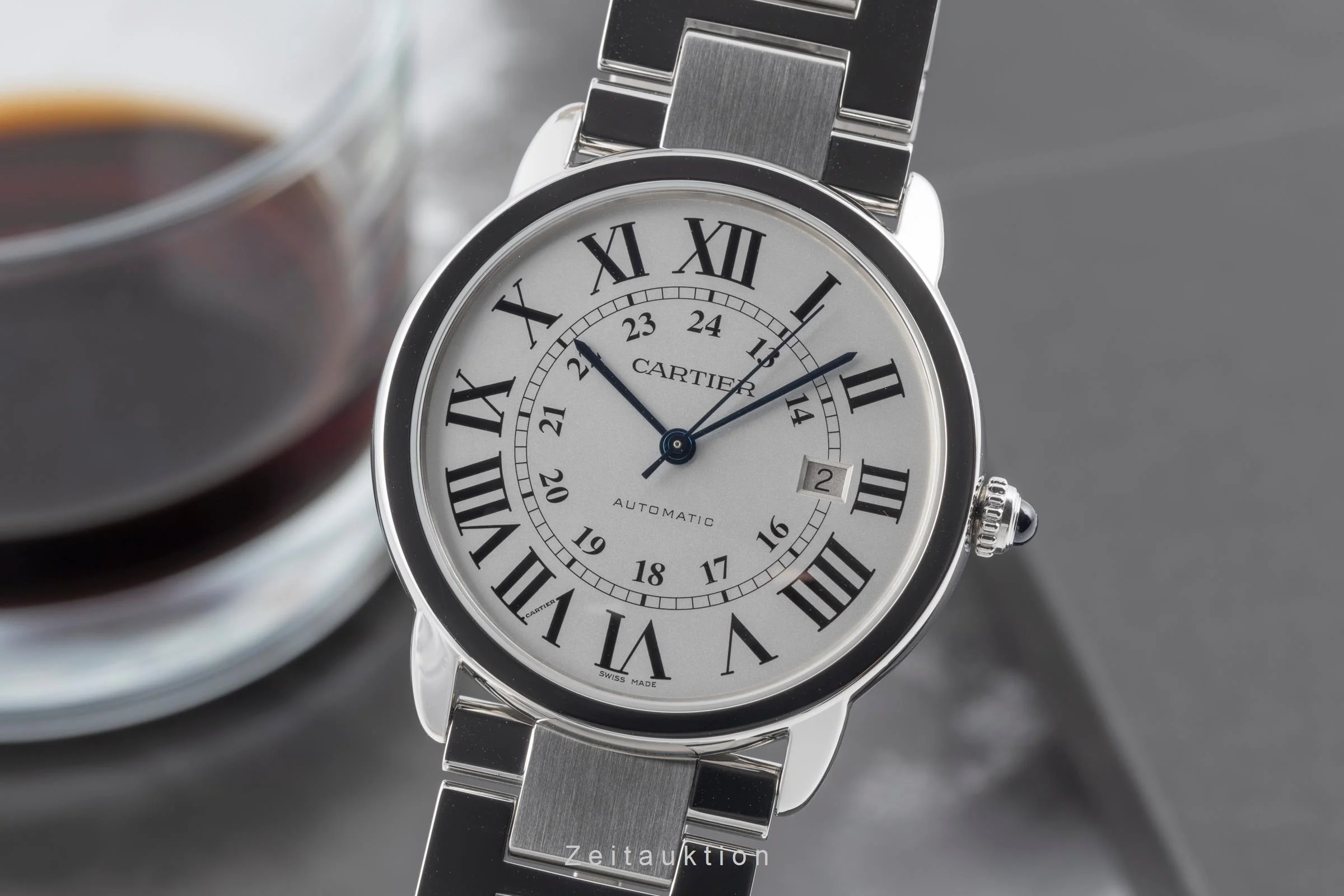 Cartier Ronde Solo steel automatic men's watch W6701011  [2506044] - Image 2