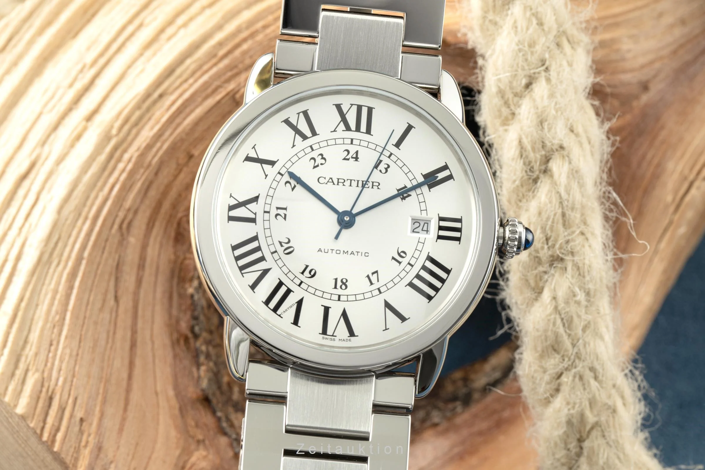 Cartier Ronde Solo steel automatic men's watch W6701011, 3802 LP: 3950EUR  [2201766] - Image 4