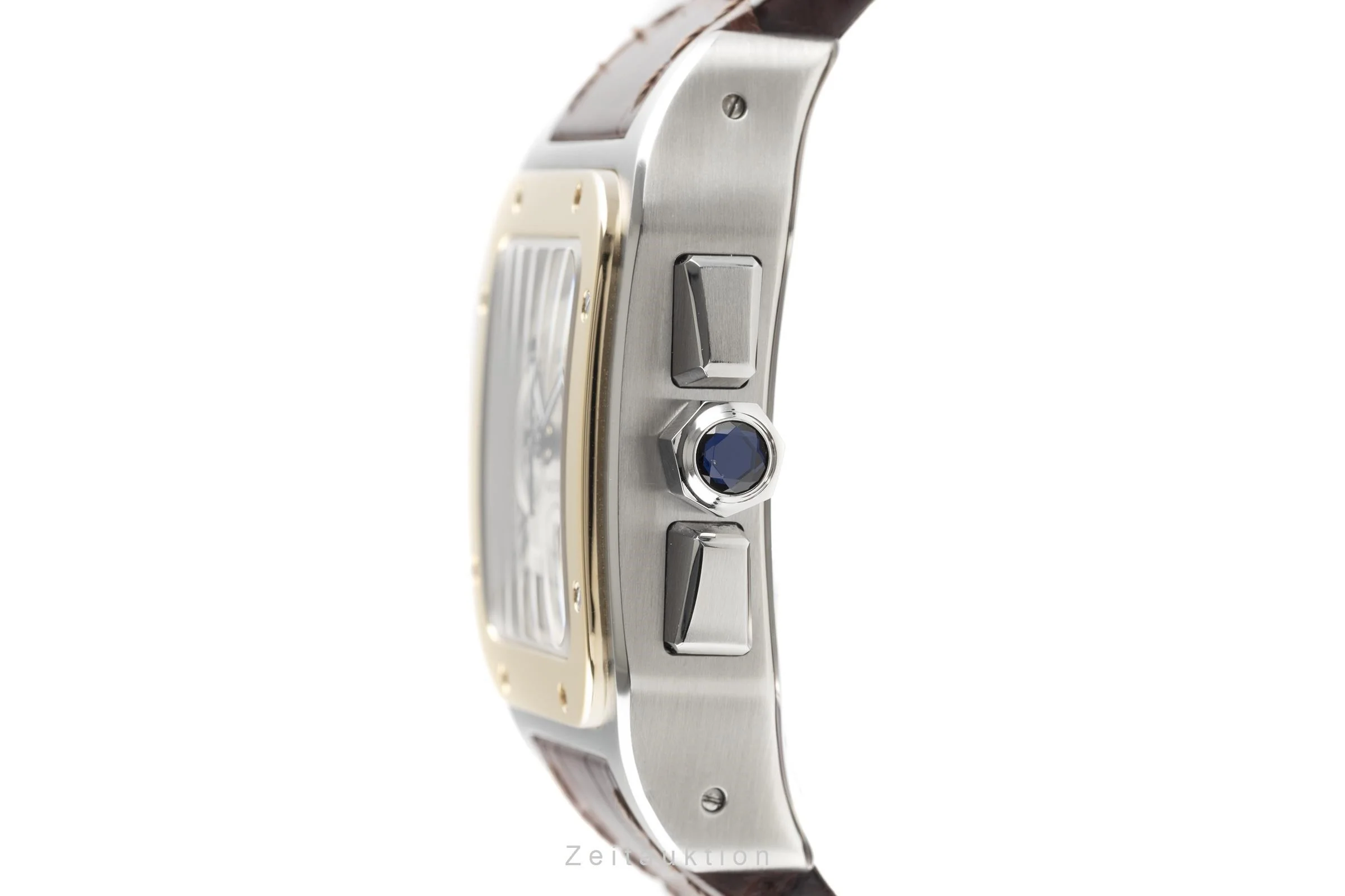 Cartier Santos 100 chronograph steel / gold automatic men's watch 2740 LP: 14300EUR  [2204341] - Image 6