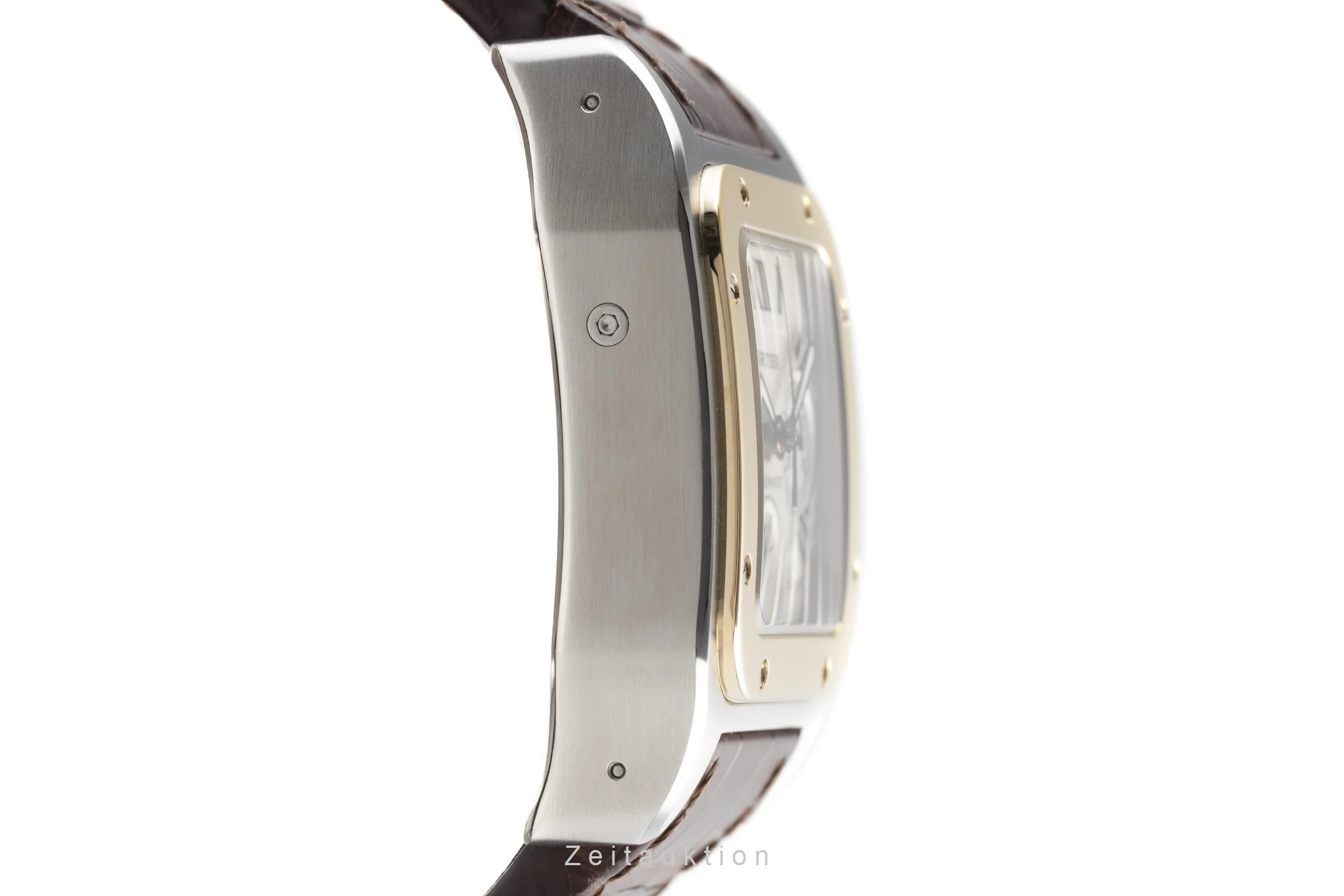 Cartier Santos 100 chronograph steel / gold automatic men's watch 2740 LP: 14300EUR  [2204341] - Image 7