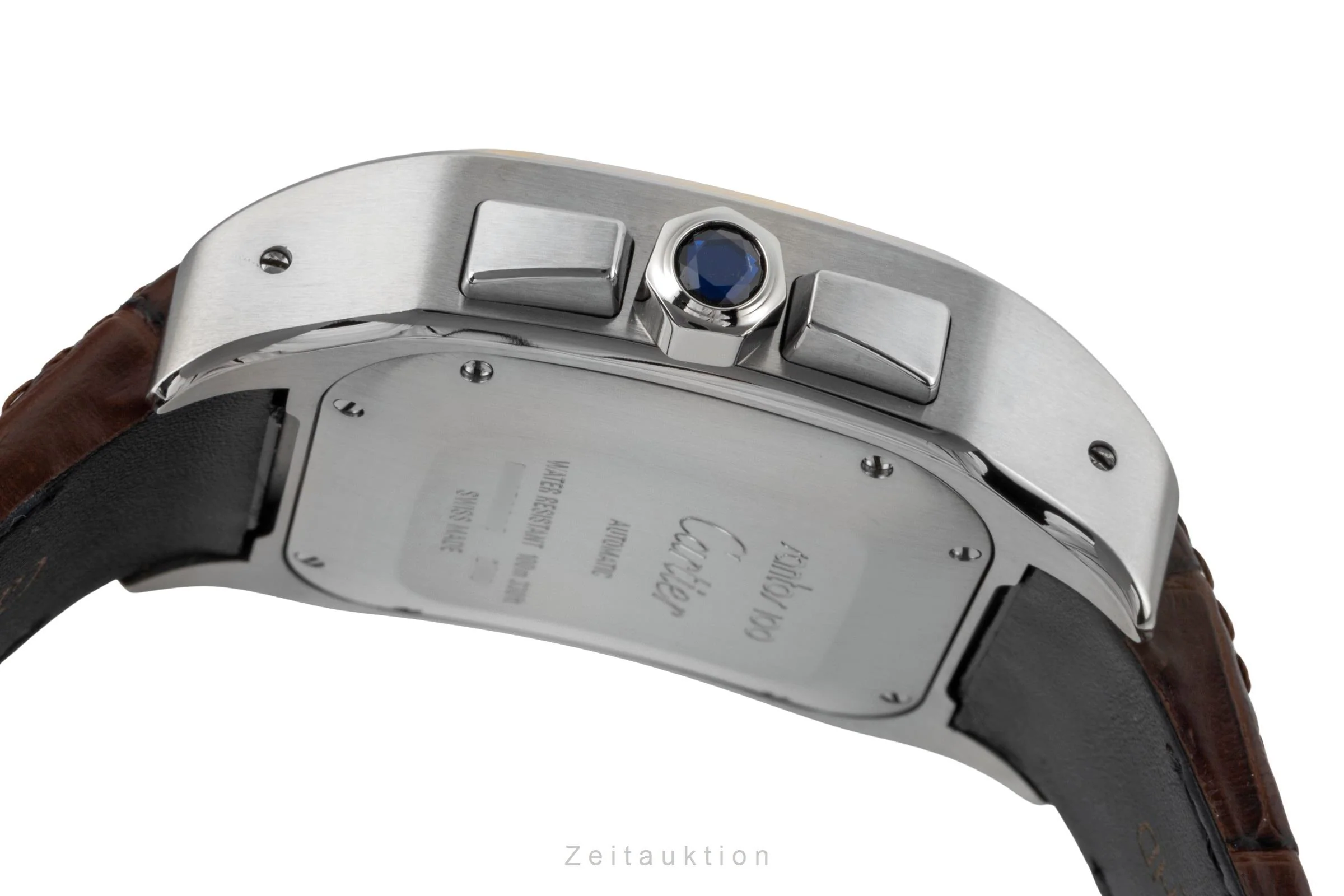 Cartier Santos 100 chronograph steel / gold automatic men's watch W20091X7  [2600828] - Image 13
