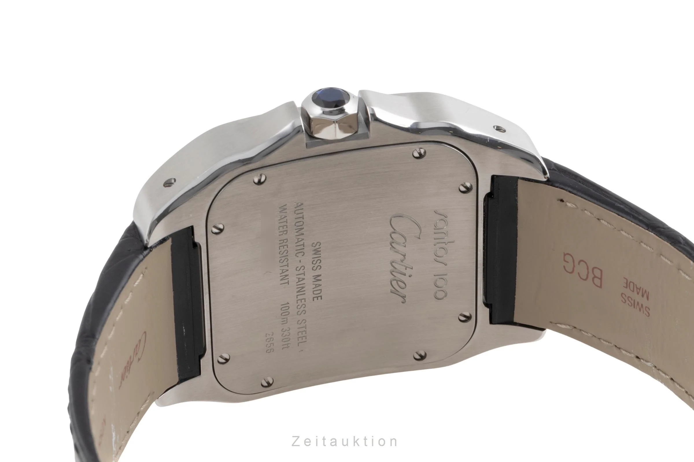 Cartier Santos 100 steel automatic men's watch W20073X8  [2503558] - Image 11