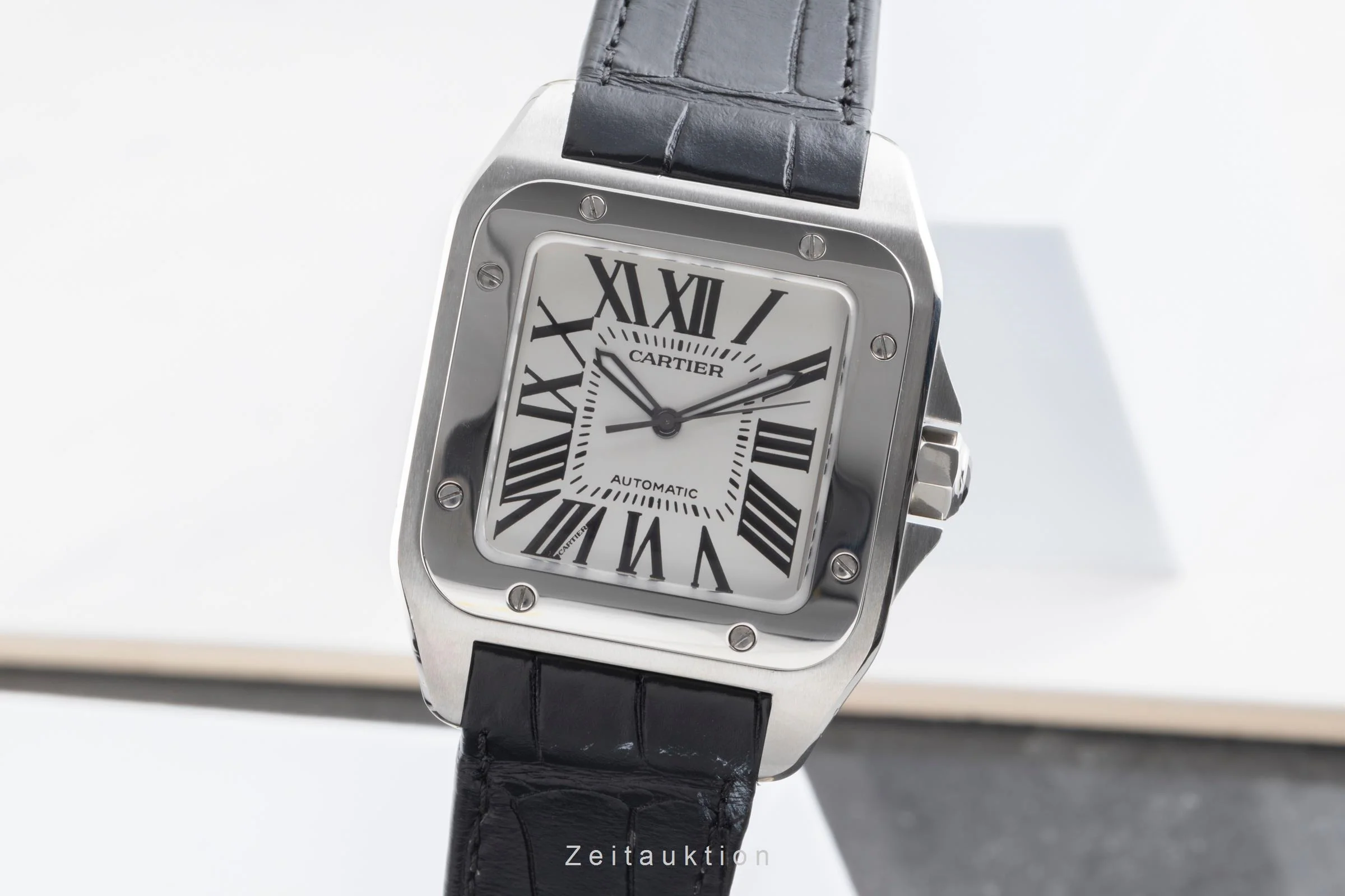 Cartier Santos 100 steel automatic men's watch W20073X8  [2503558] - Image 2
