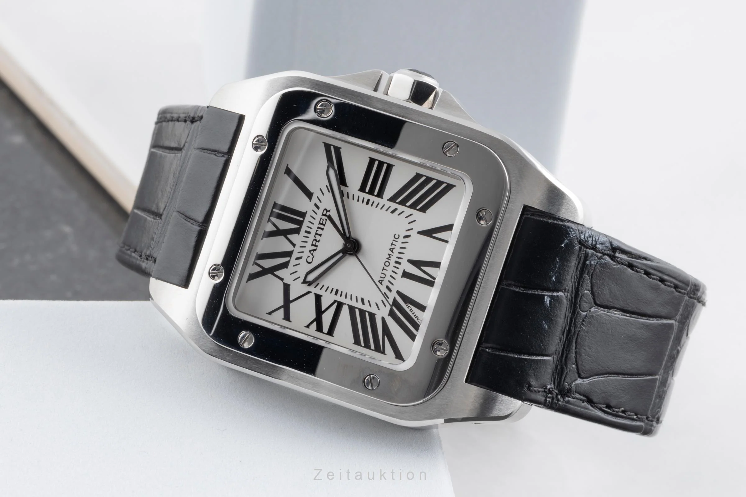 Cartier Santos 100 steel automatic men's watch W20073X8  [2503558] - Image 3