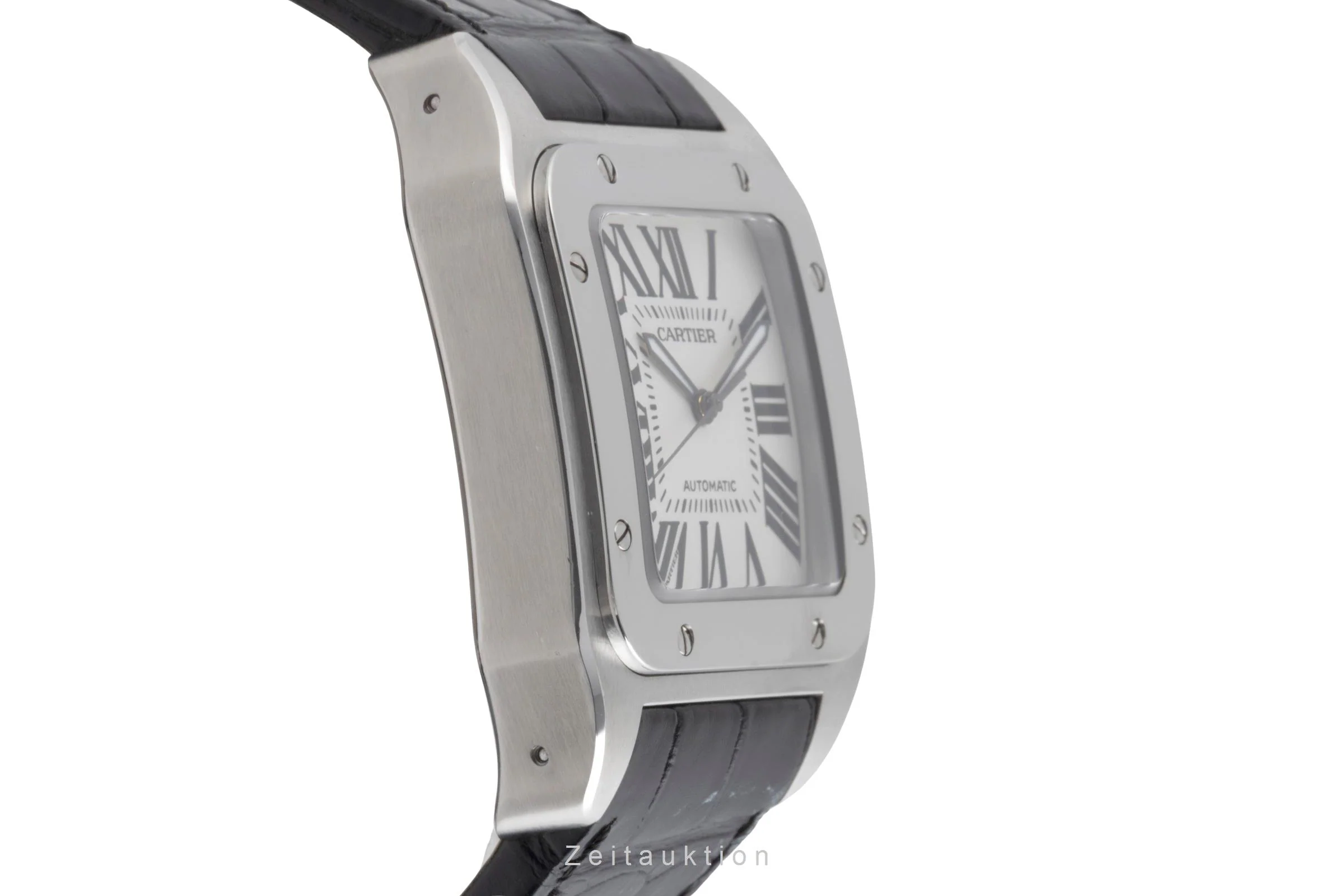 Cartier Santos 100 steel automatic men's watch W20073X8  [2503558] - Image 8