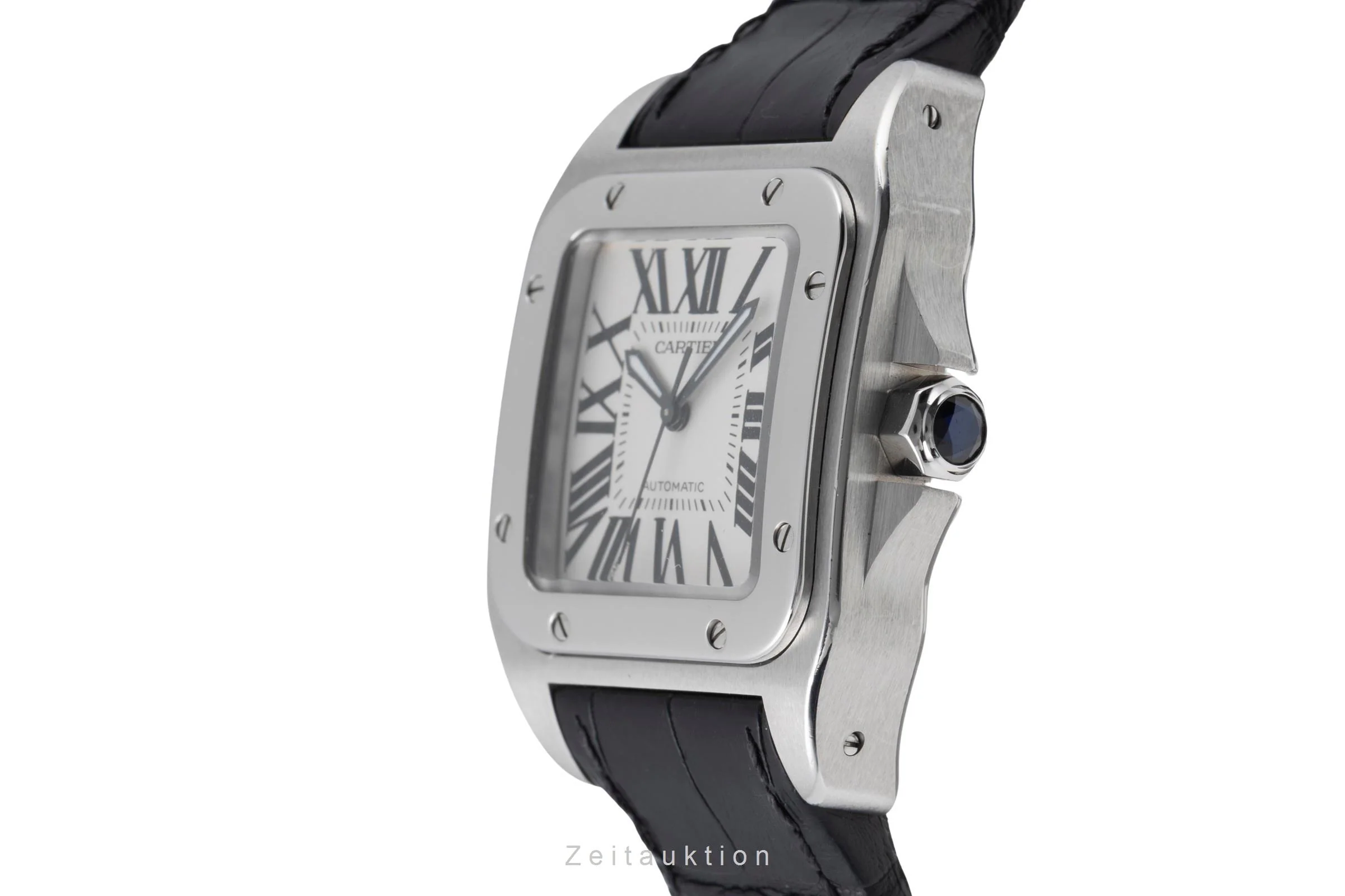 Cartier Santos 100 steel automatic men's watch W20106X8  [2505643] - Image 7
