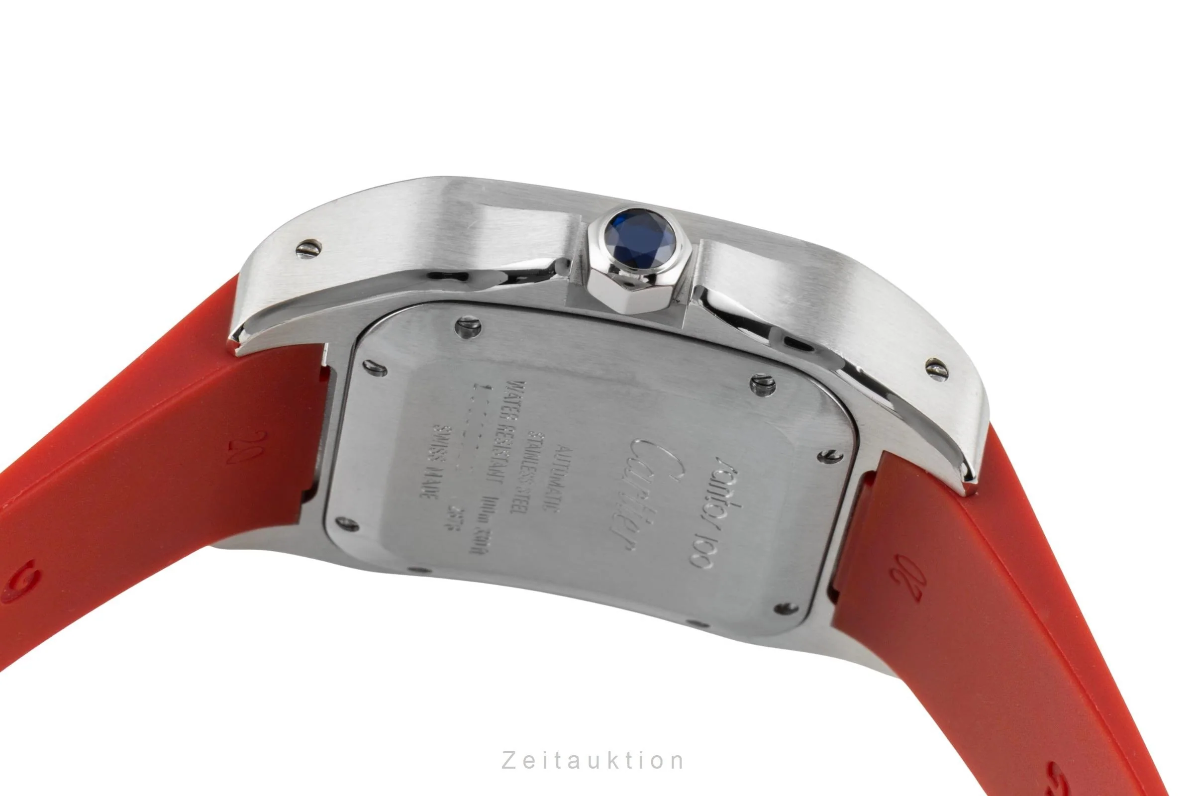 Cartier Santos 100 steel automatic men's watch W20106X8  [2600889] - Image 11
