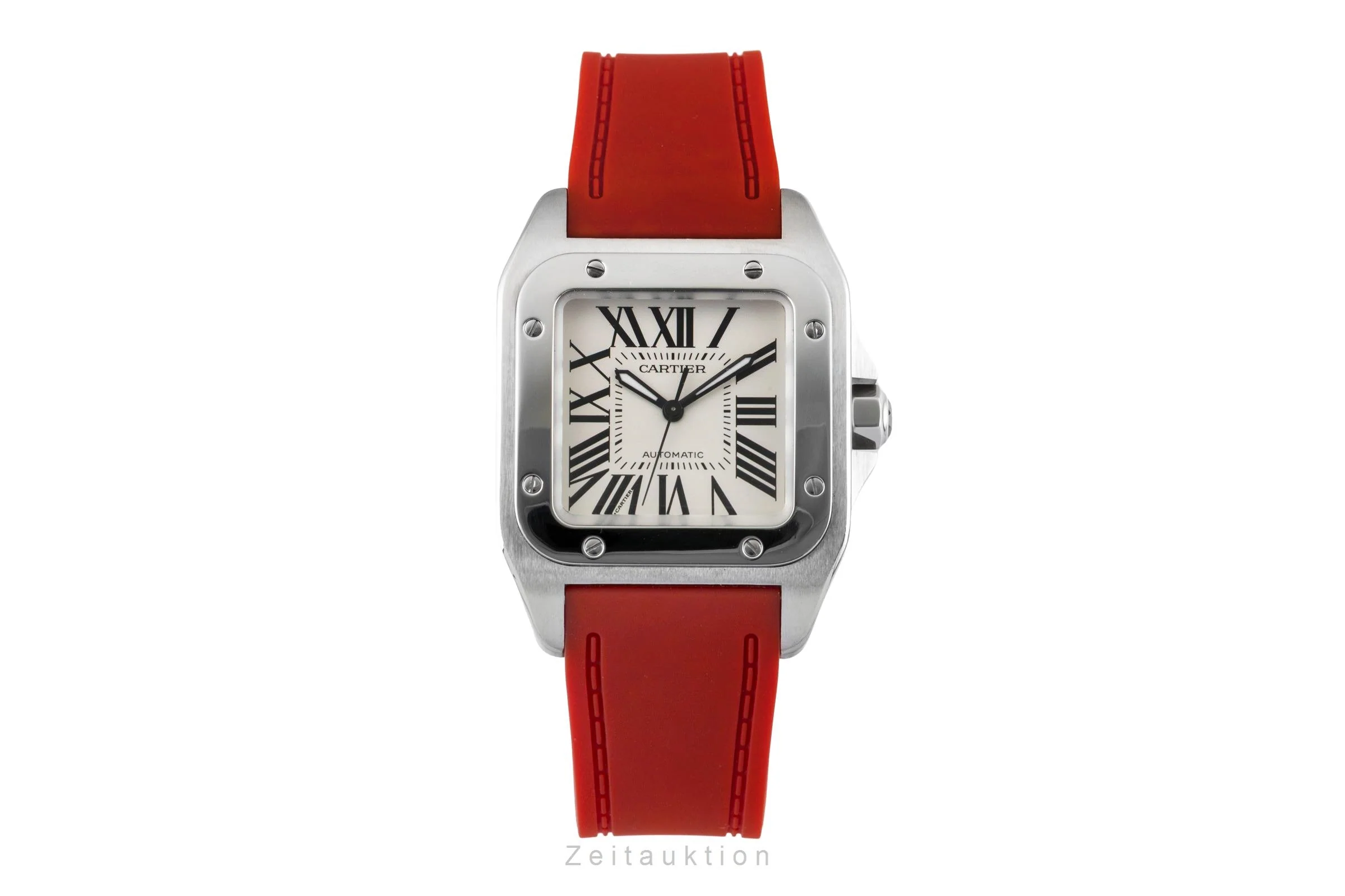 Cartier Santos 100 steel automatic men's watch W20106X8  [2600889] - Image 5