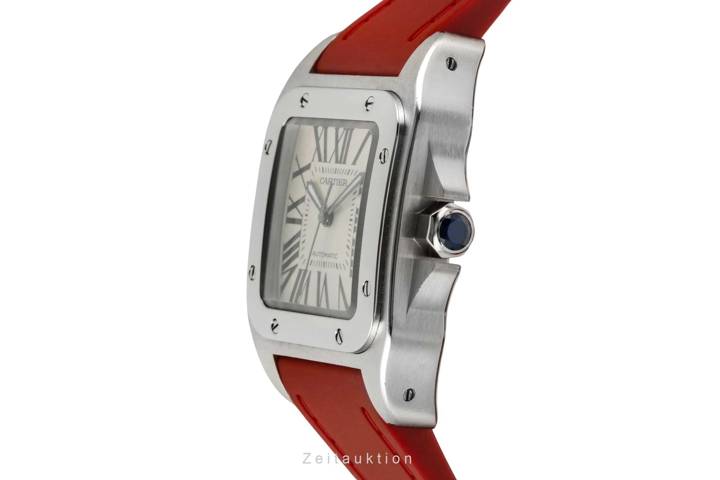 Cartier Santos 100 steel automatic men's watch W20106X8  [2600889] - Image 7