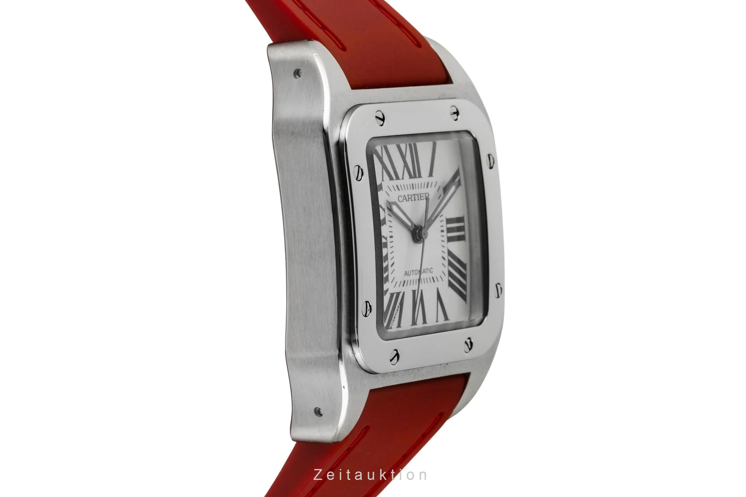 Cartier Santos 100 steel automatic men's watch W20106X8  [2600889] - Image 8