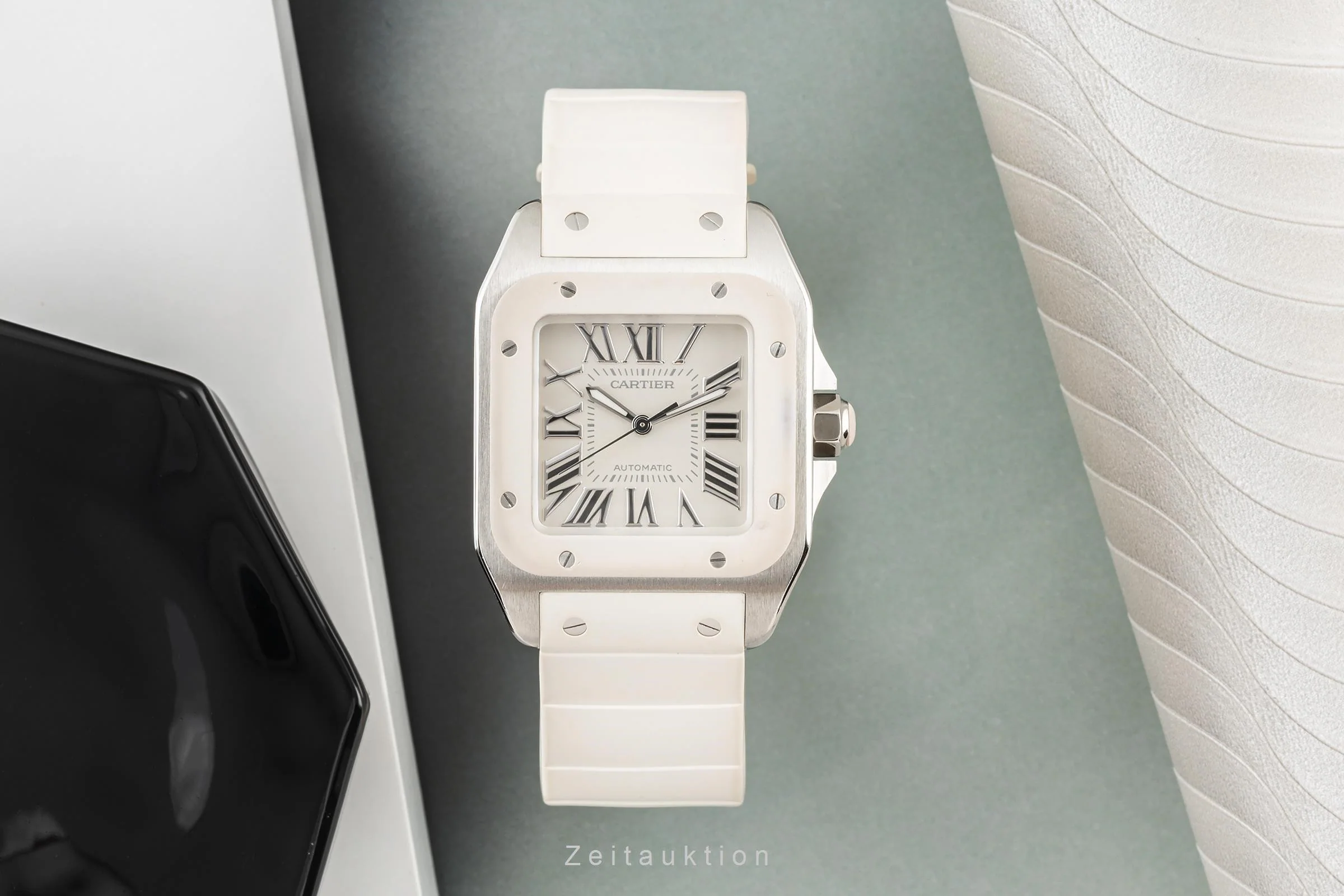 Cartier Santos 100 steel automatic unisex W20122U2, 2878  [2304646] - Image 3