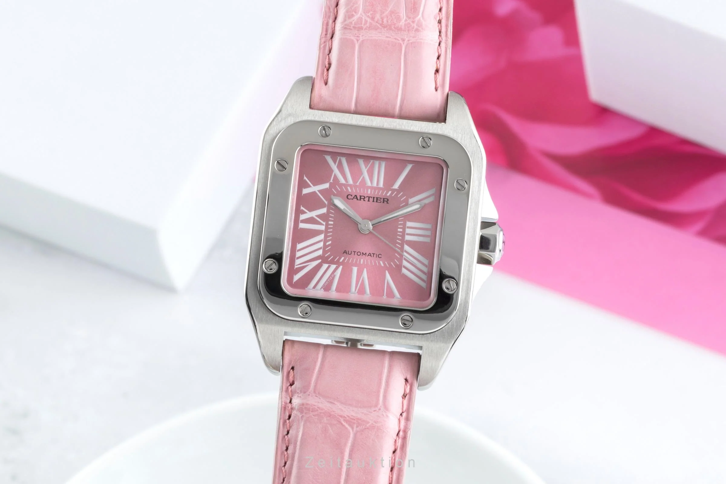 Cartier Santos 100 steel automatic women's watch W20133X8, 2878  [2505115] - Image 2