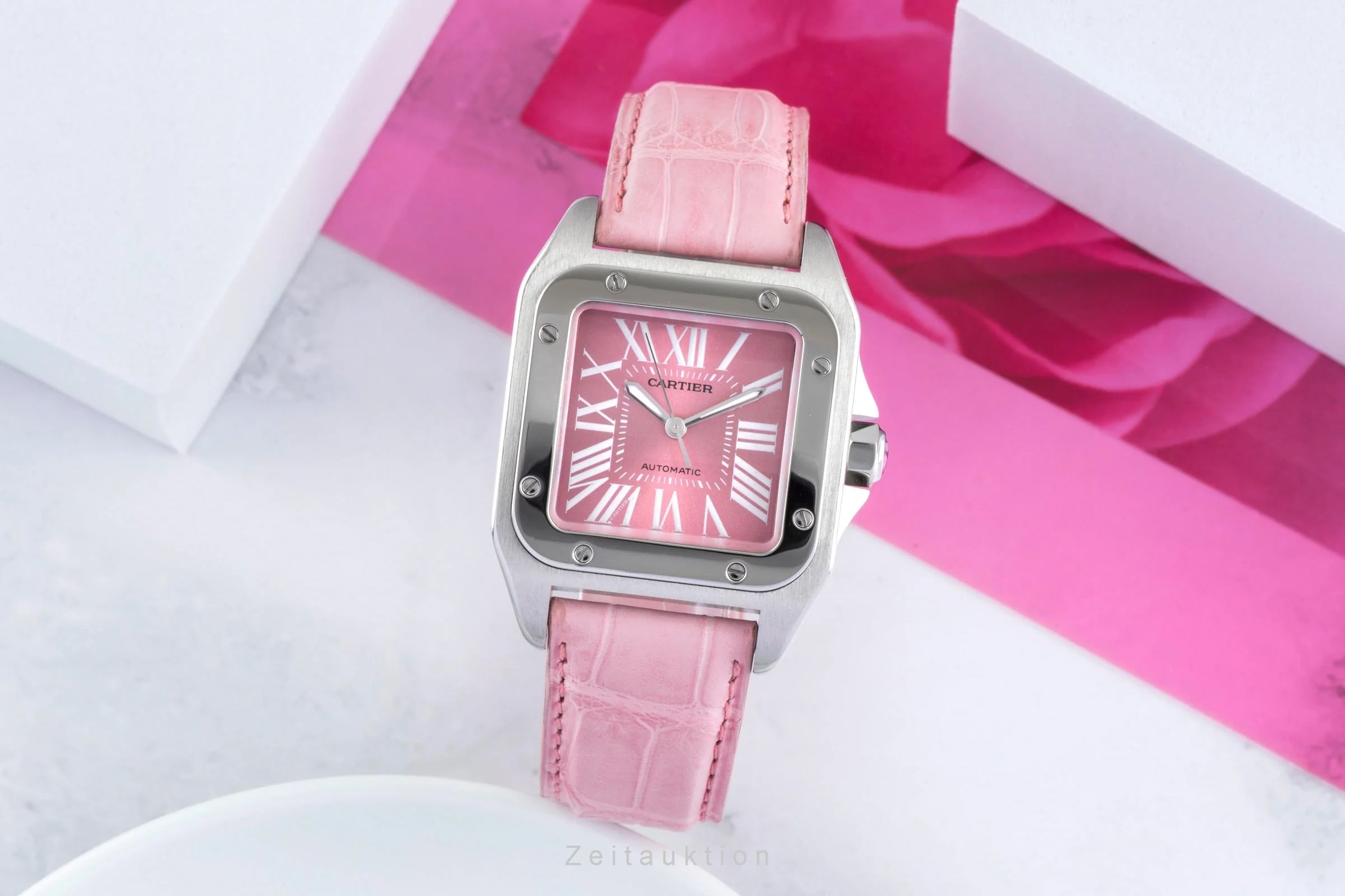 Cartier Santos 100 steel automatic women's watch W20133X8, 2878  [2505115] - Image 4