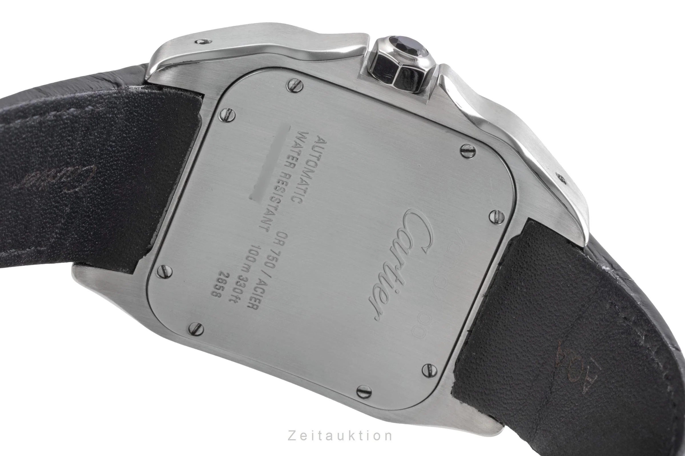 Cartier Santos 100 steel / gold automatic men's watch W20072X7  [2504420] - Image 11