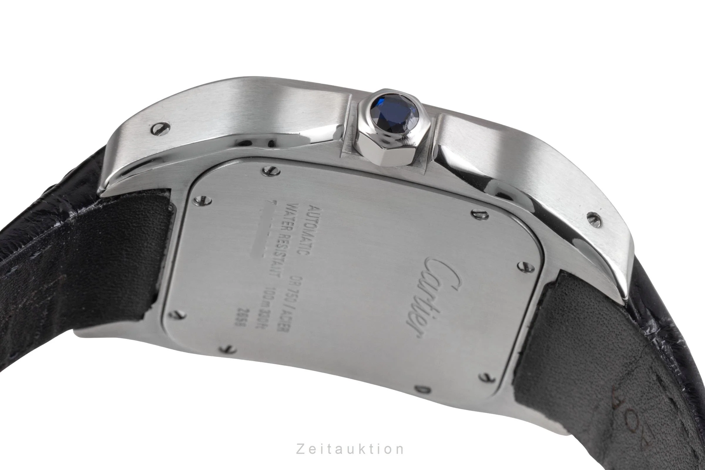Cartier Santos 100 steel / gold automatic men's watch W20072X7  [2504420] - Image 12